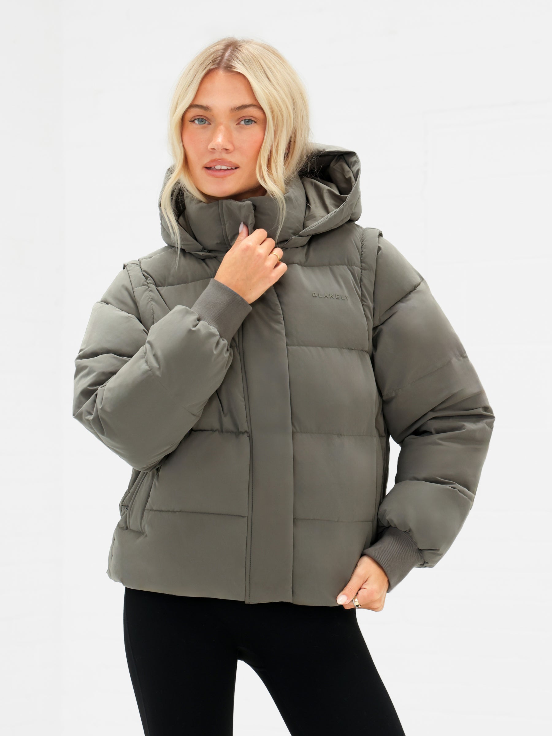 Multiway Puffer Coat 2 - Safari Green