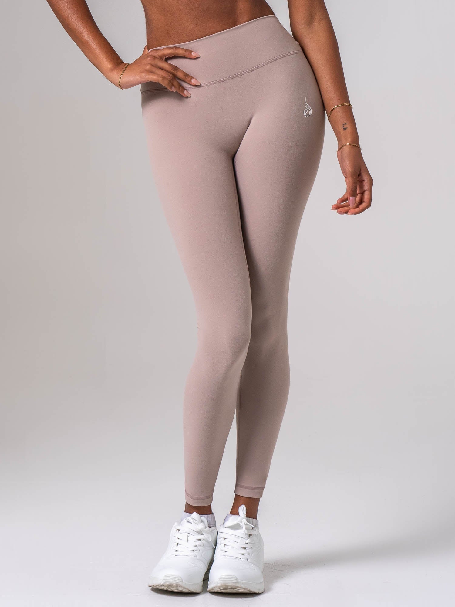 NKD Sueded Luxe Leggings - Almond