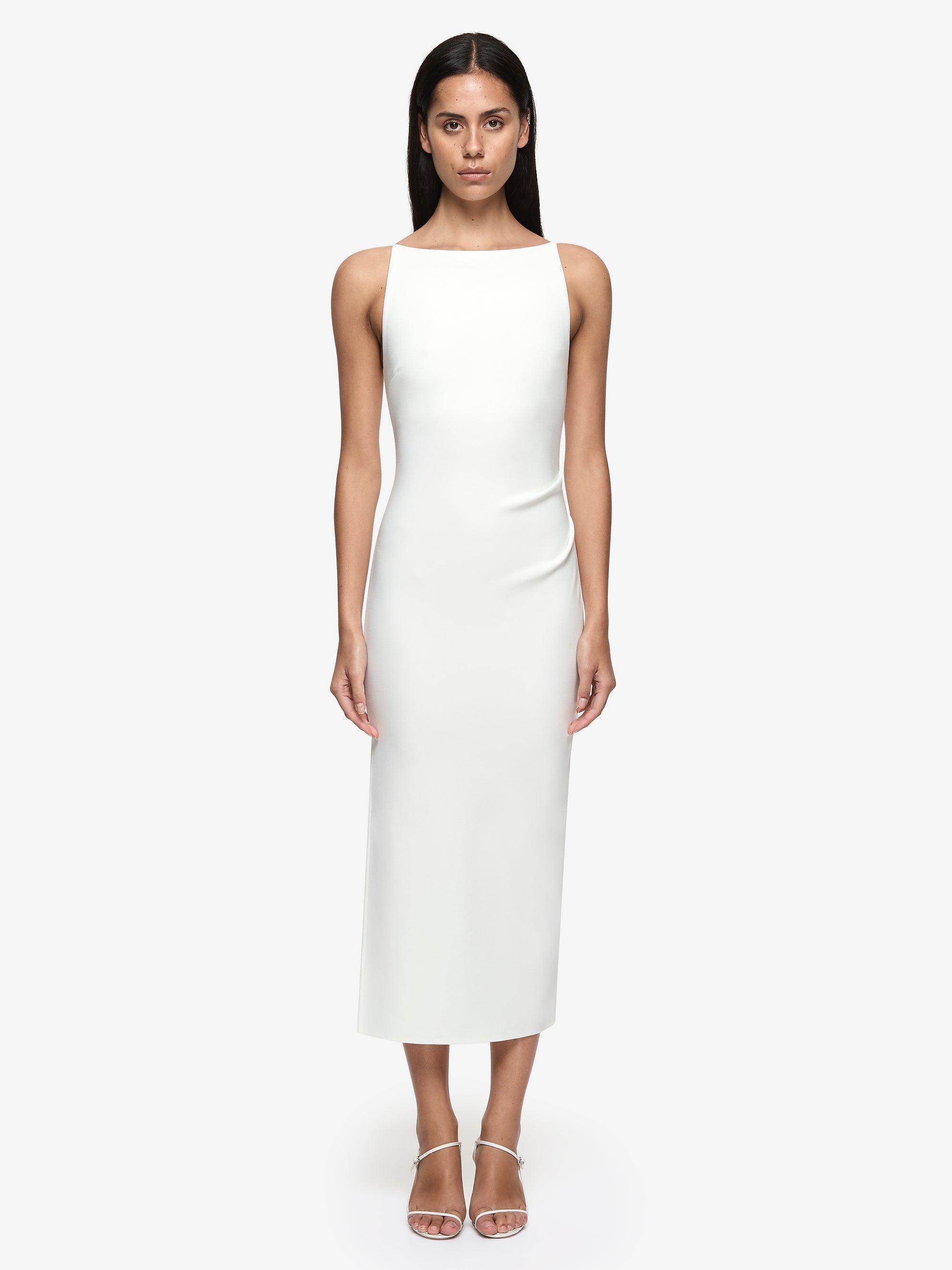 BE MINE TUCK DRESS - IVORY