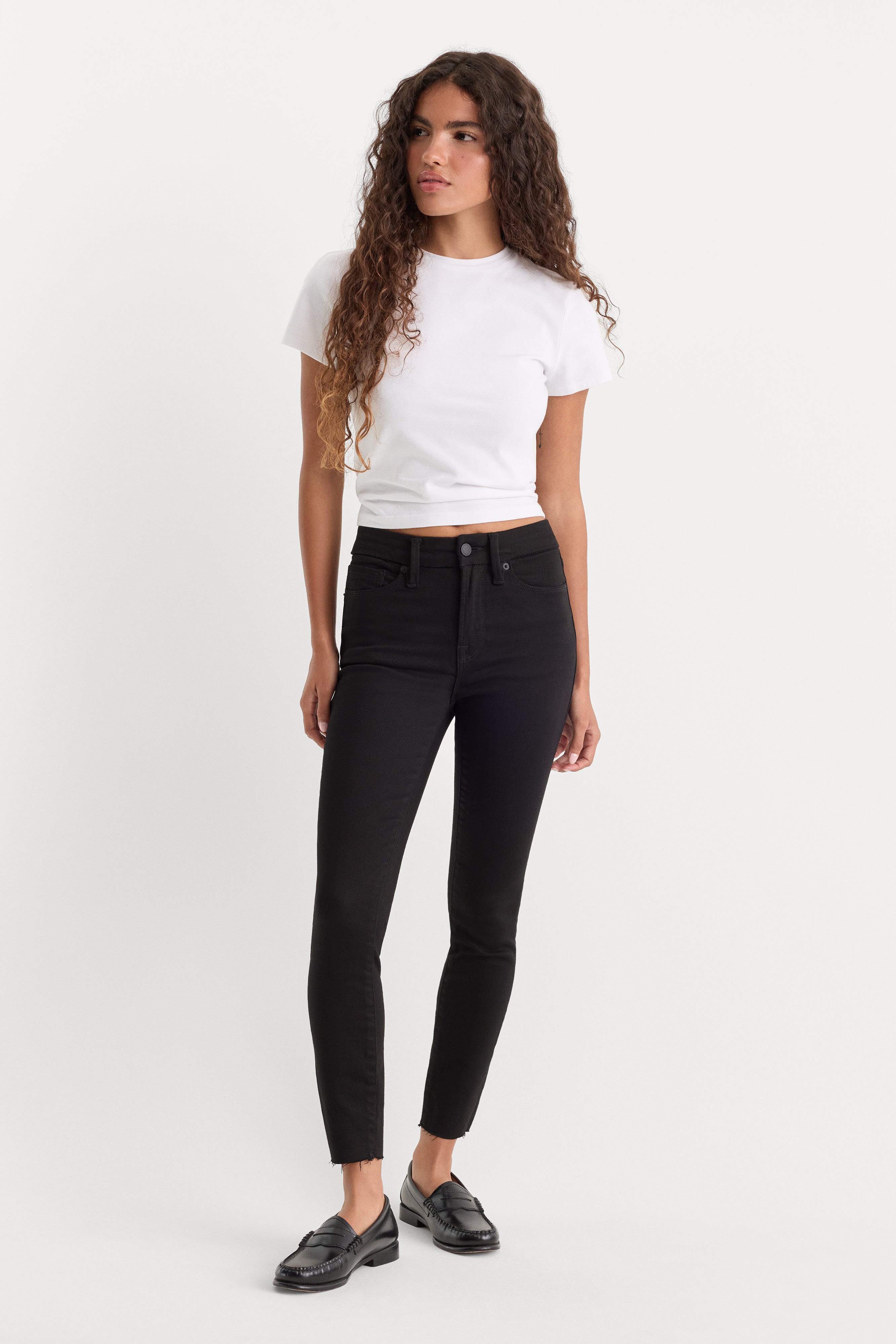 NEVER FADE GOOD PETITE SKINNY JEANS | BLACK