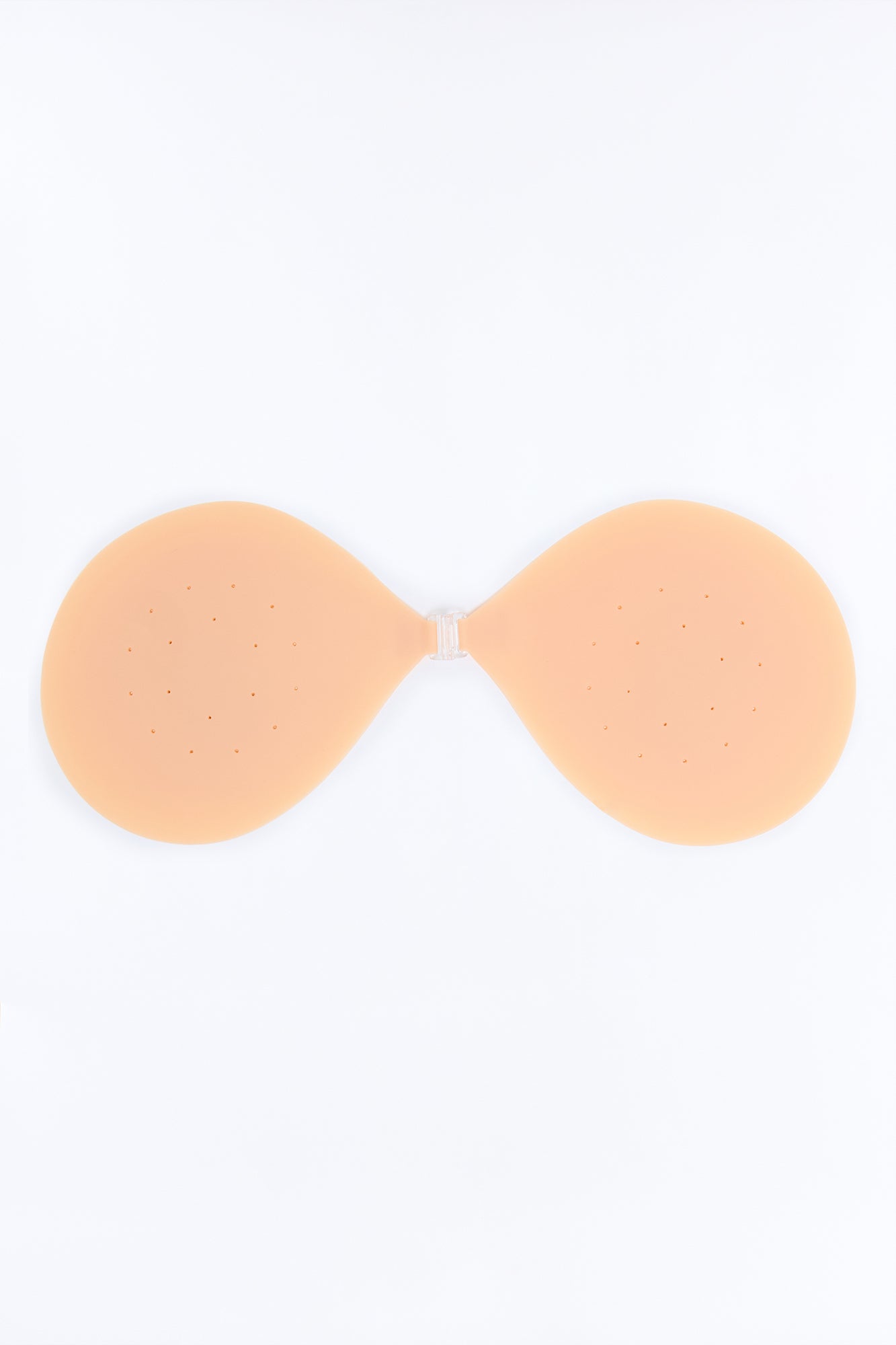 Breathable Perforated Silicone Sticky Bra - Taupe