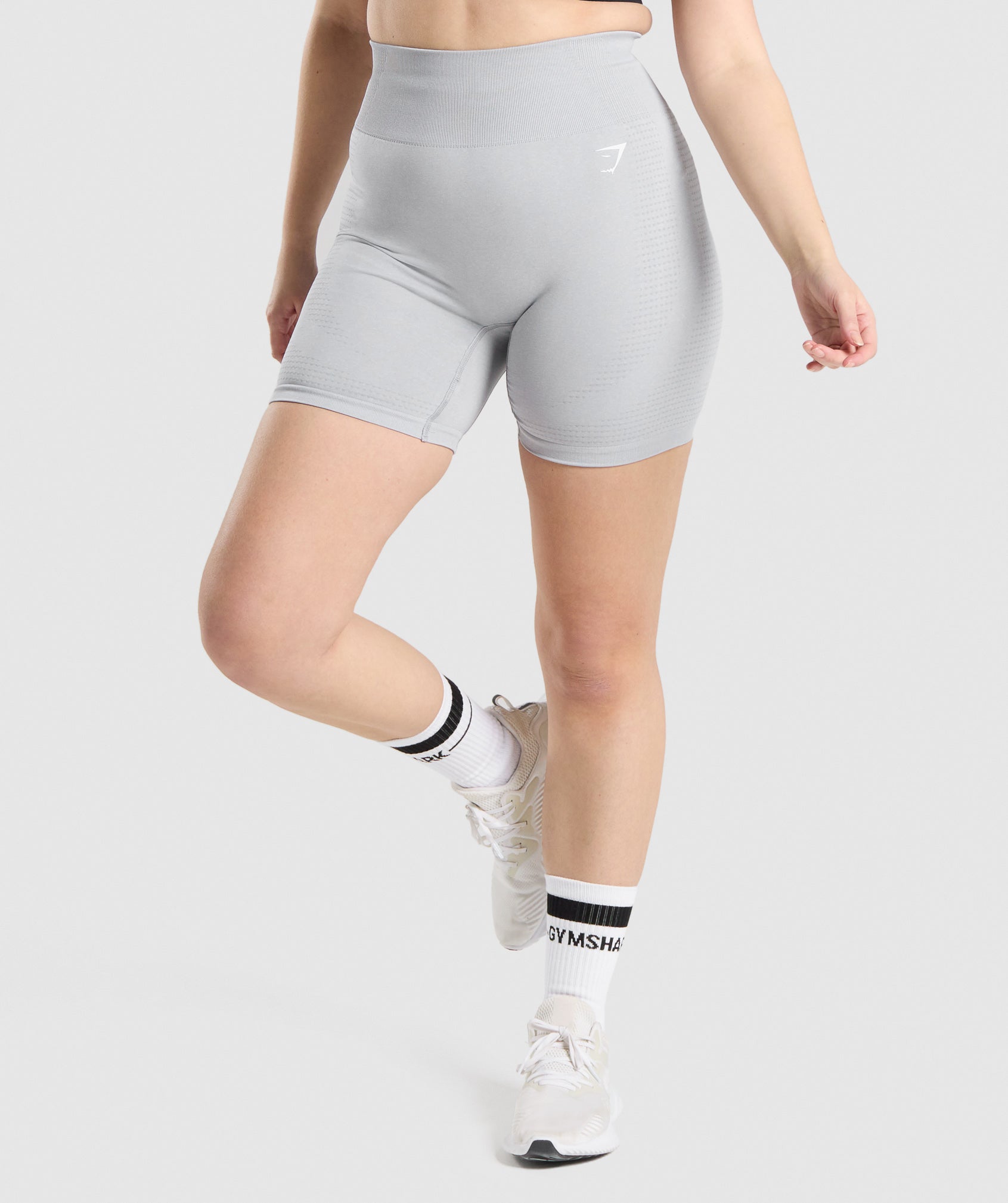 DNU - Gymshark Vital Seamless 2.0 Shorts - Light Grey Marl