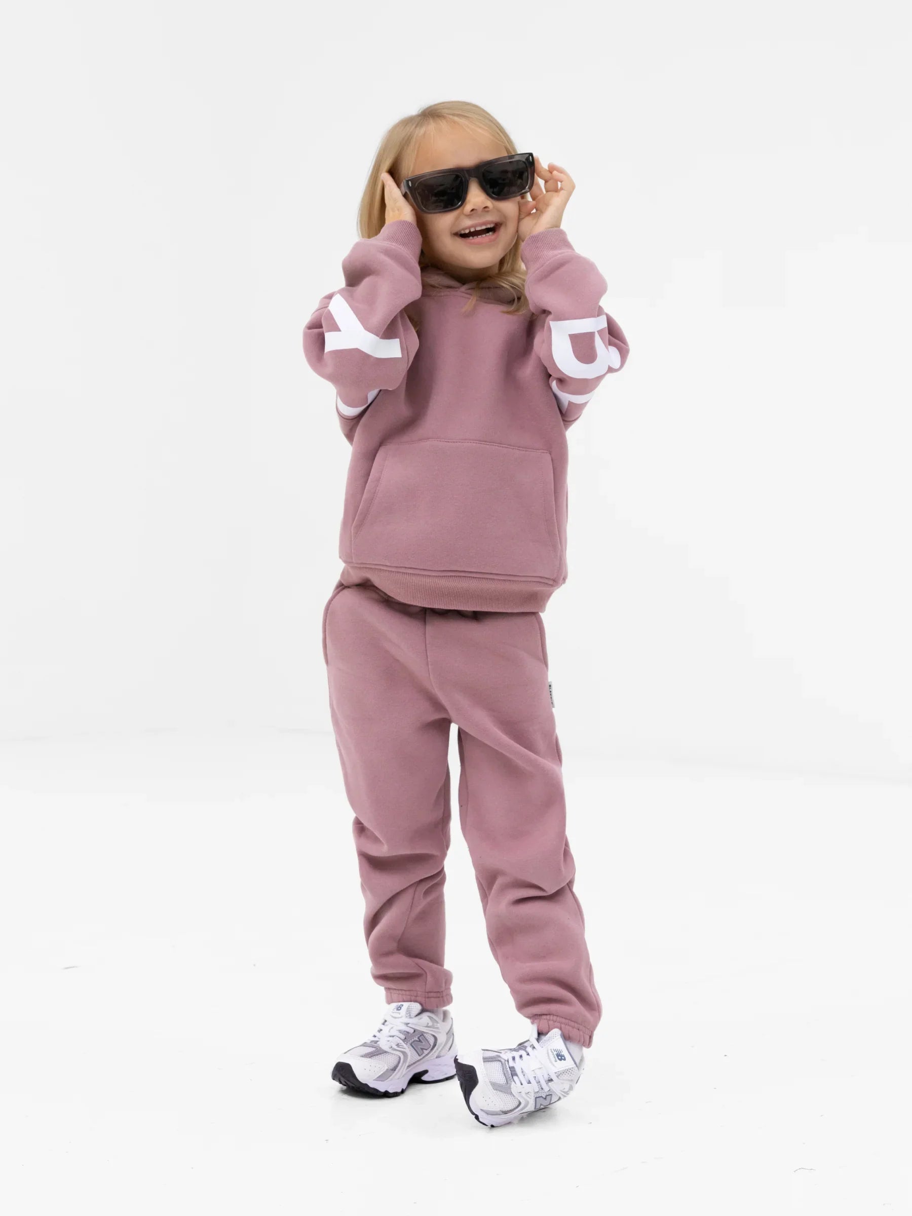 Mini Blakely Sweatpants - Dusty Pink
