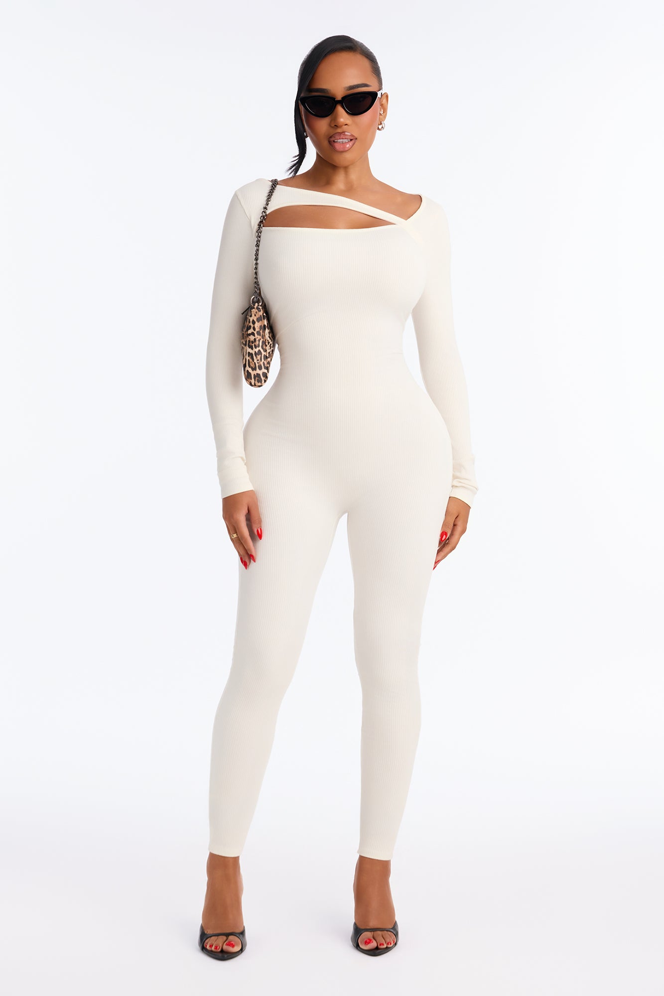 Maddy Snatched Jumpsuit - Off White