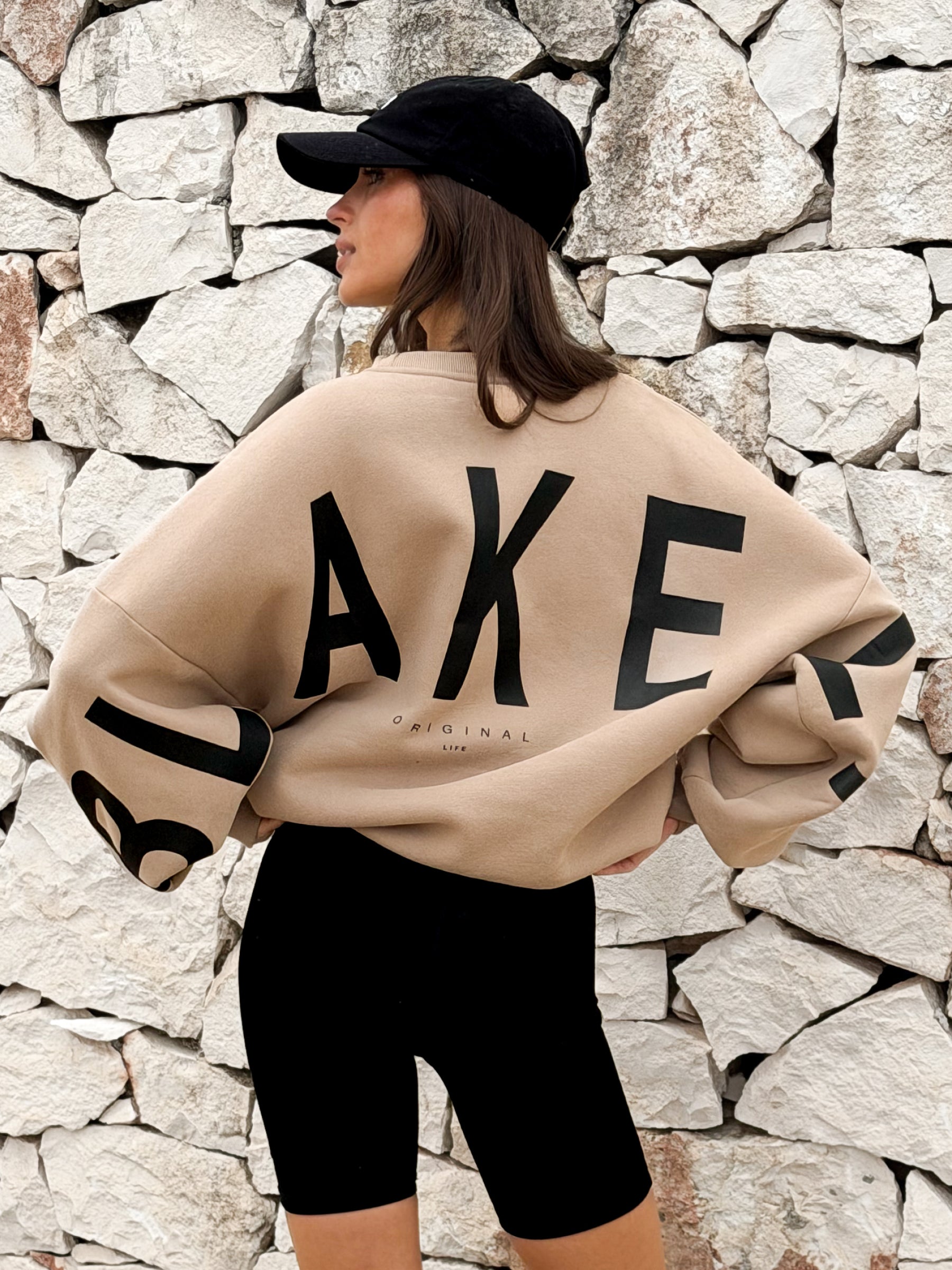 Isabel Oversized Jumper - Tan