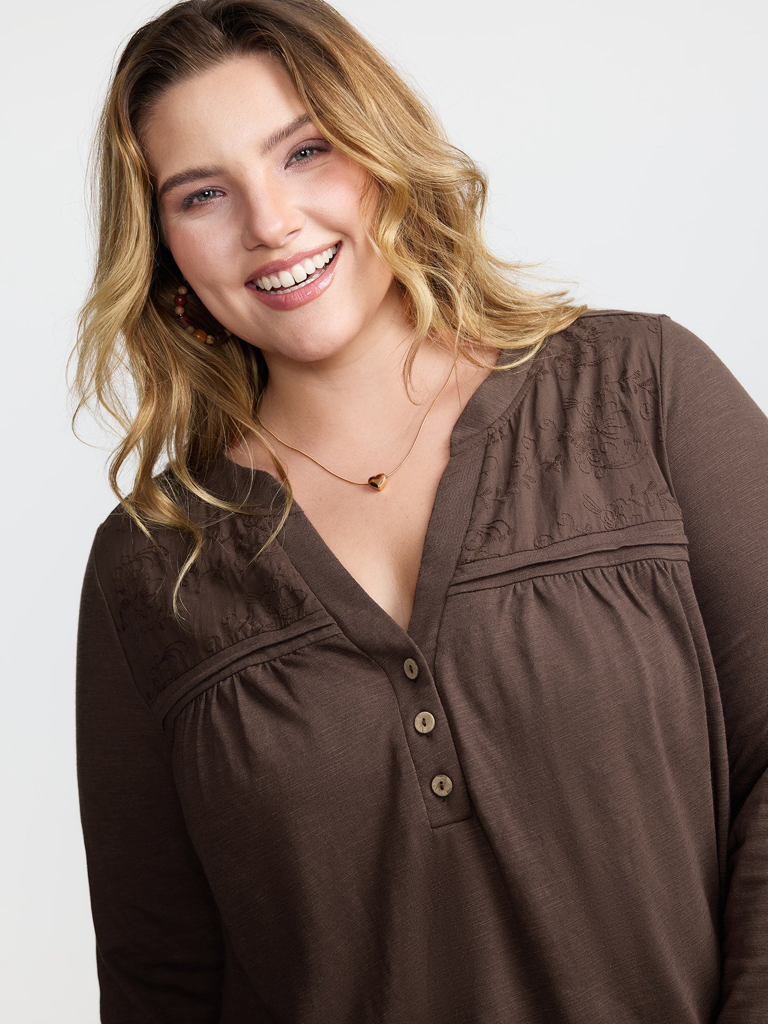 High-Low Hem Pleated Knit Top
