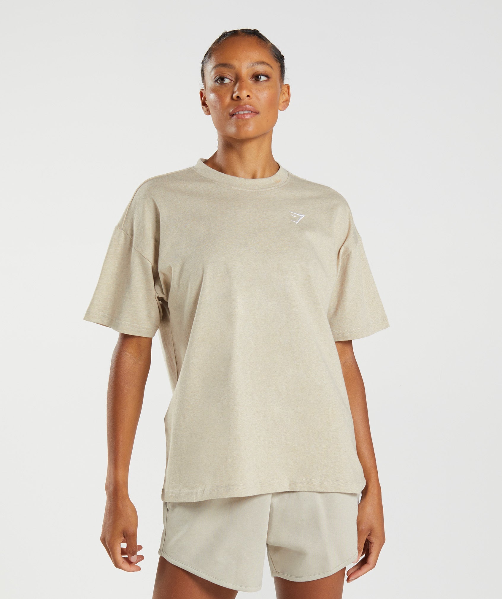 Gymshark Training Oversized T-Shirt  - Sand Marl