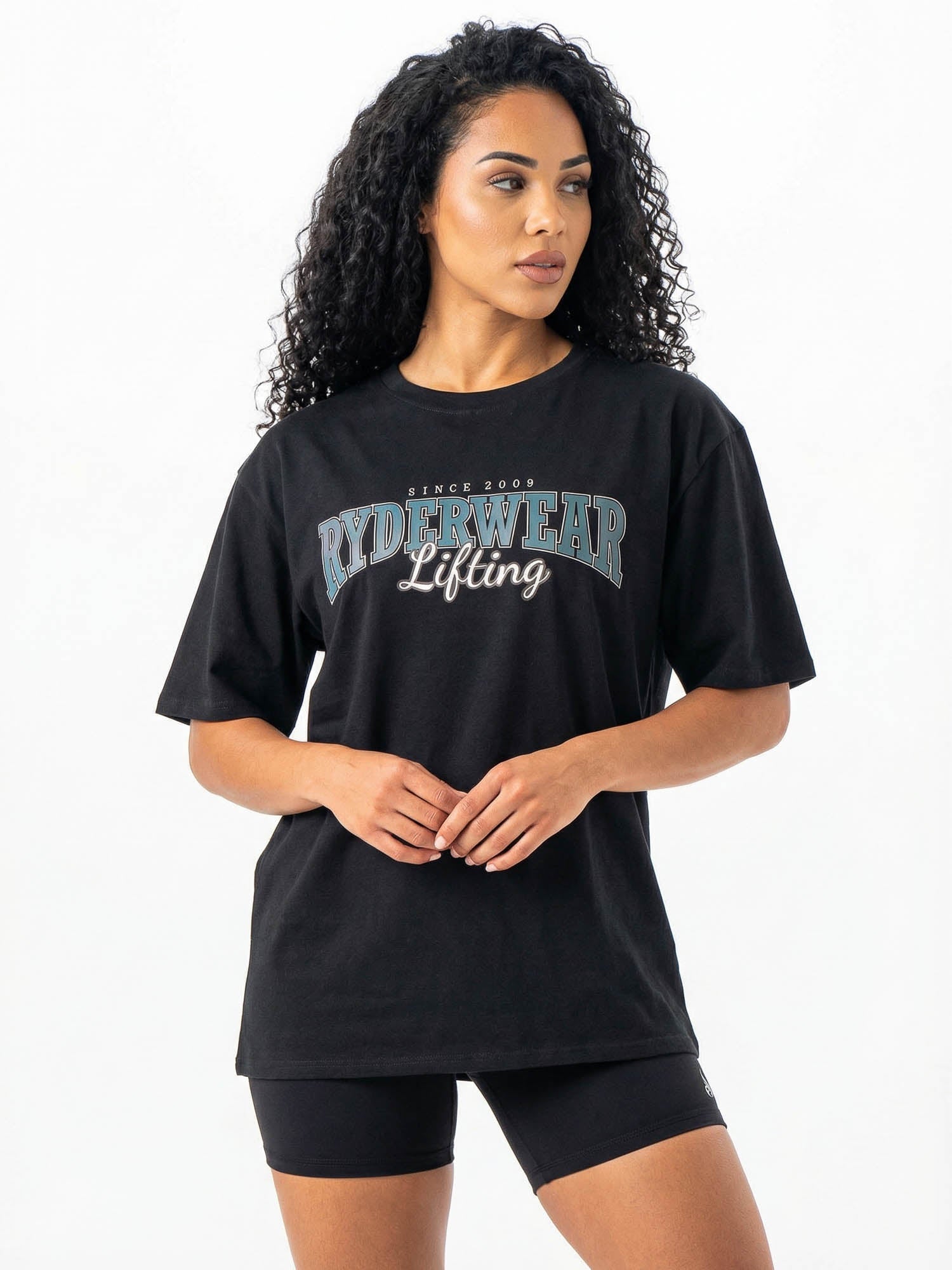 Lifting Oversized Tshirt - Black