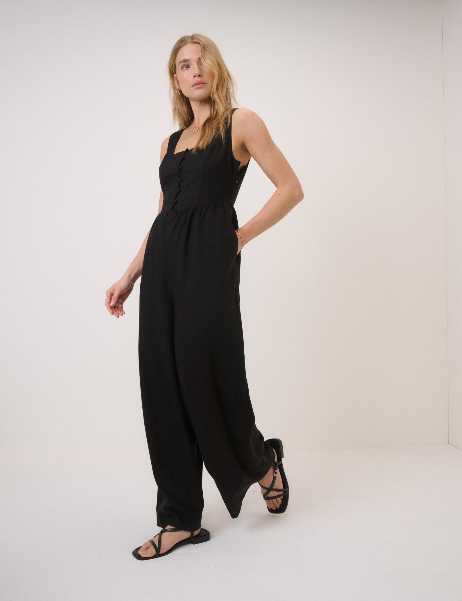 Black Cora Jumpsuit
