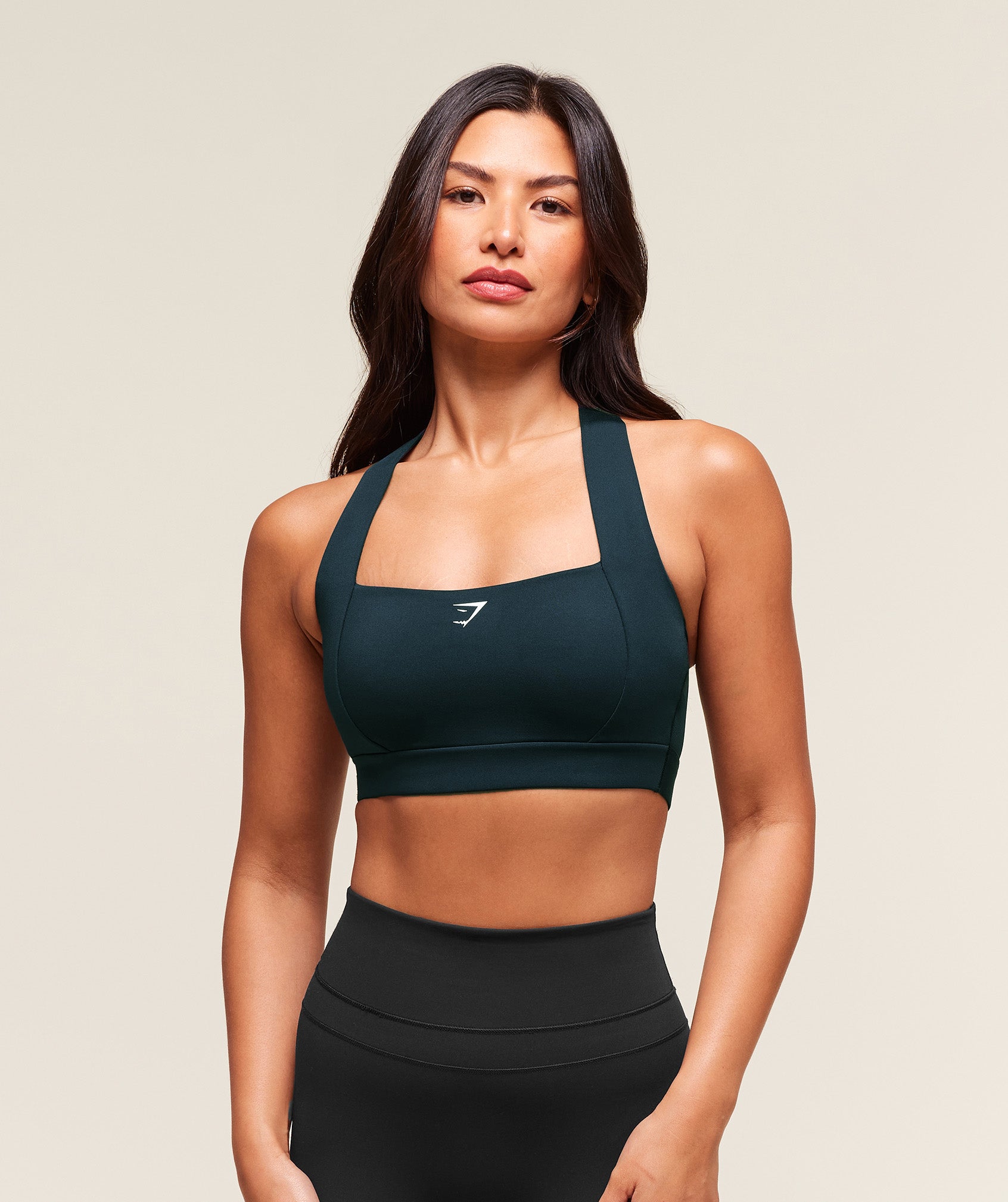 Gymshark Square Neck Sports Bra - Deep Petrol Blue