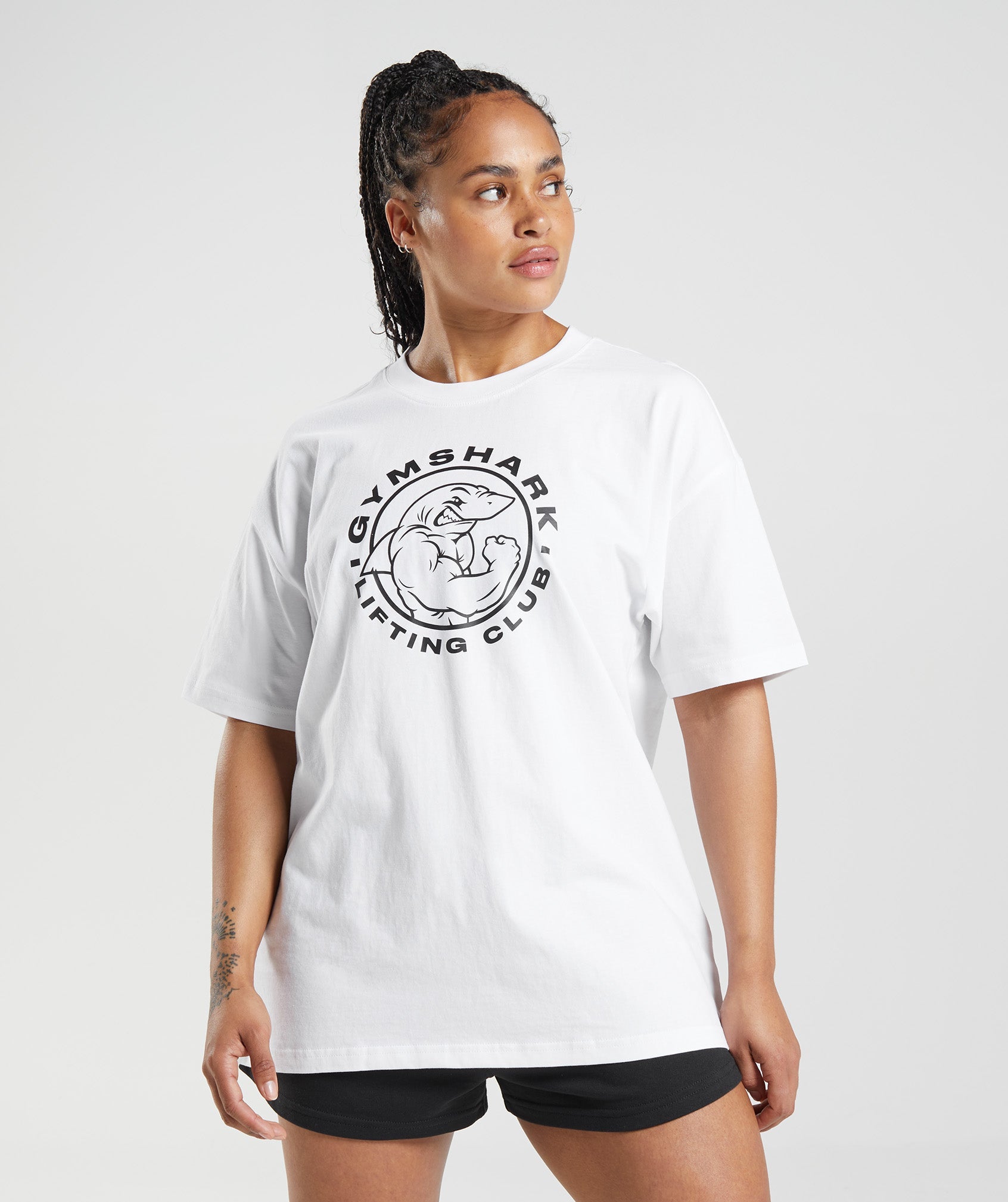 Gymshark Legacy Oversized T-Shirt - White