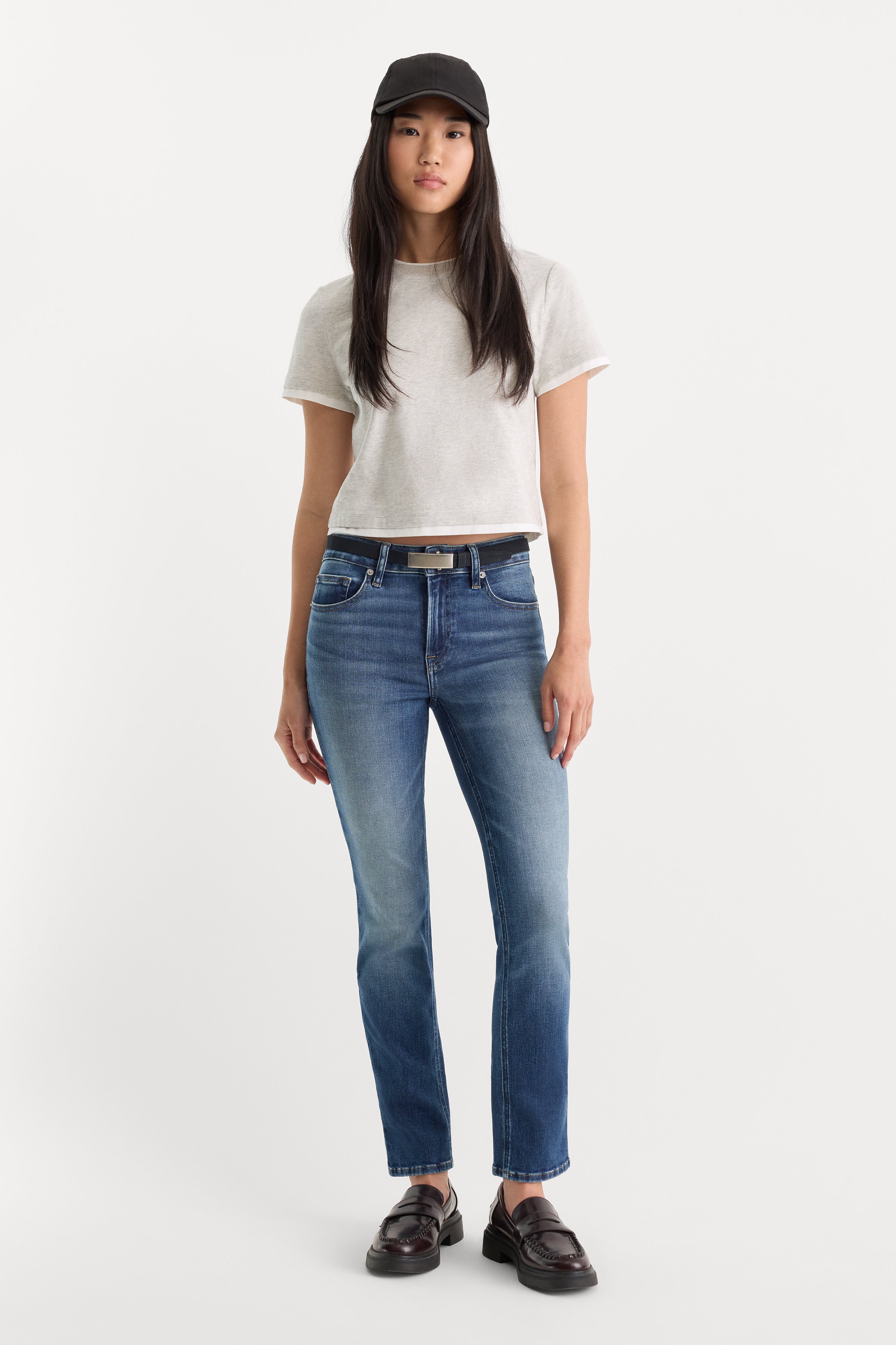 MID RISE CIGARETTE JEANS | NEWCREST