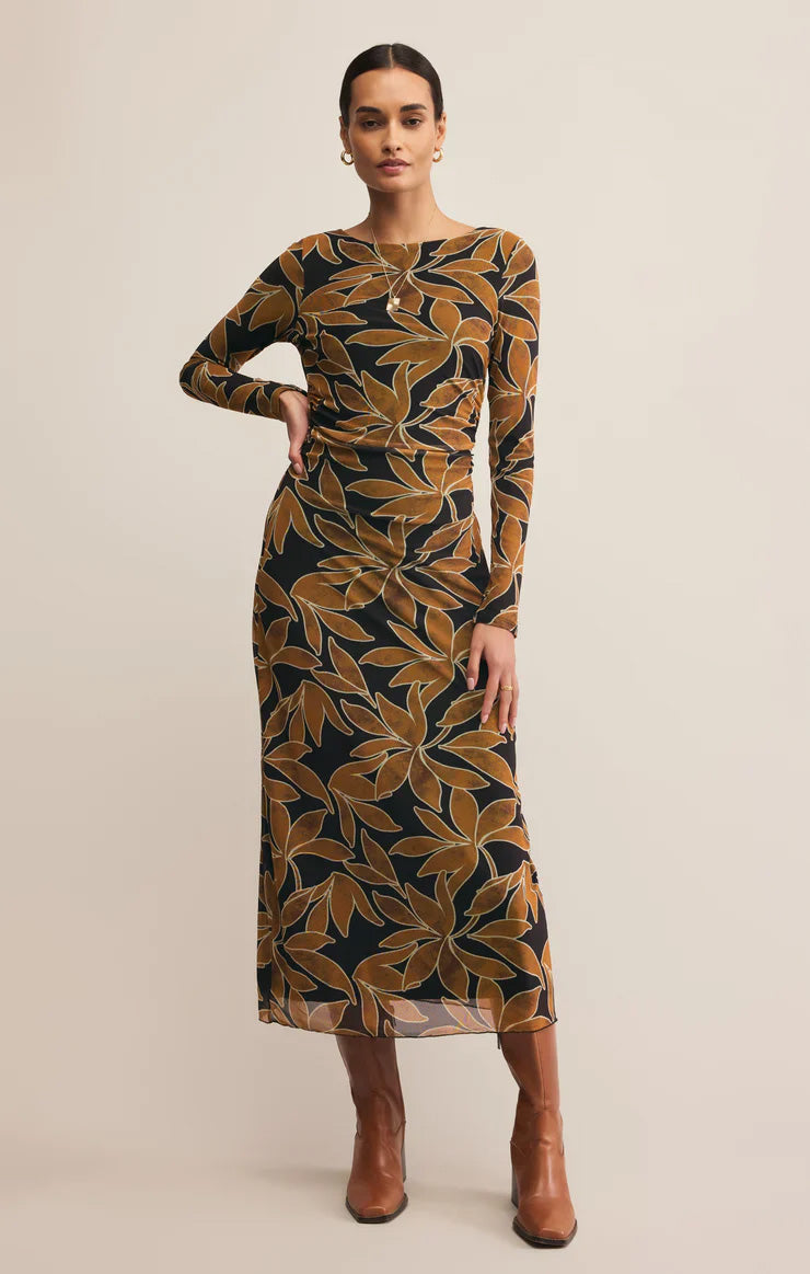 Z Supply Coconut Spellbound Nox Floral Dress