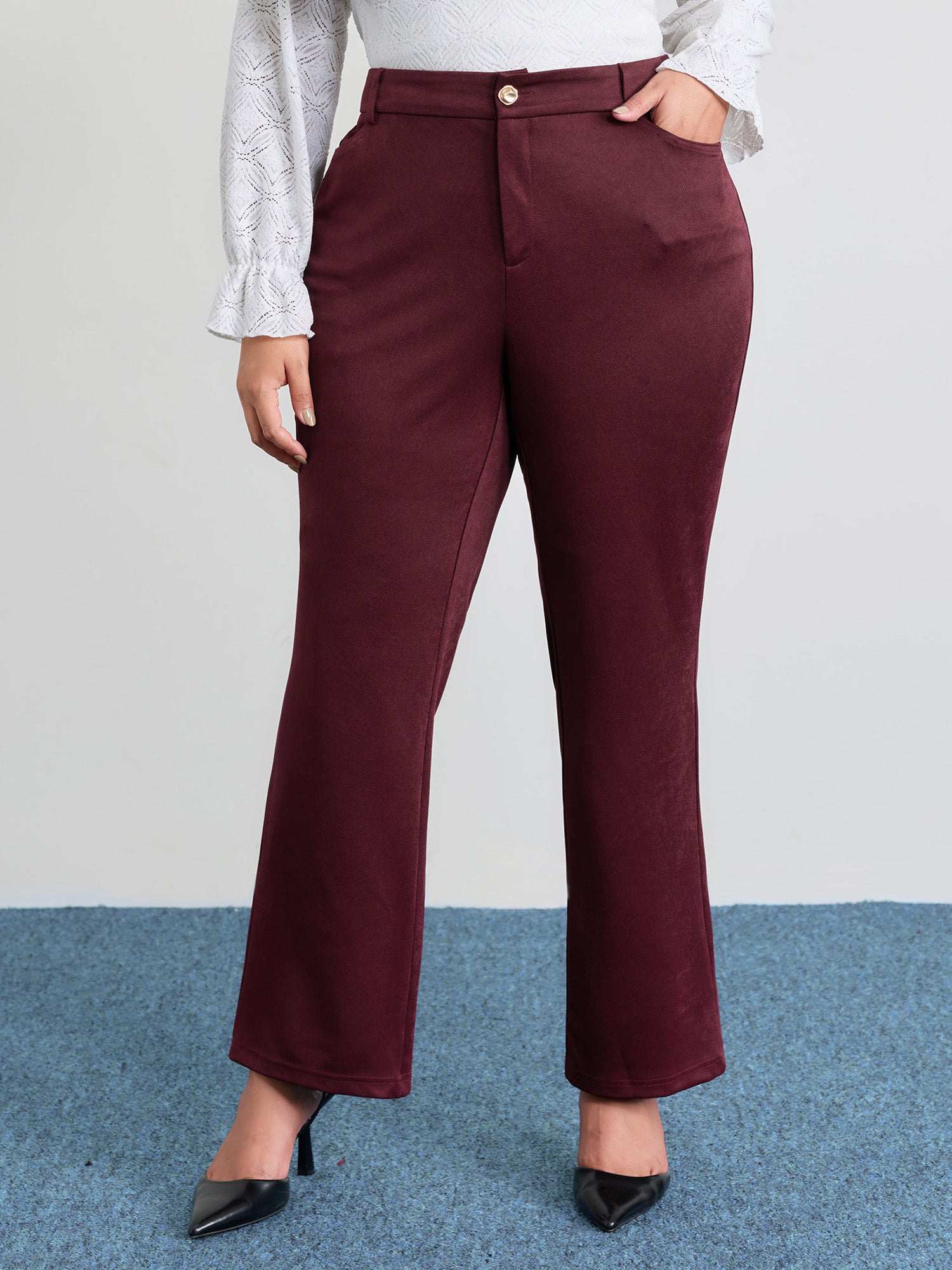 Holiday Colors Flared Pants
