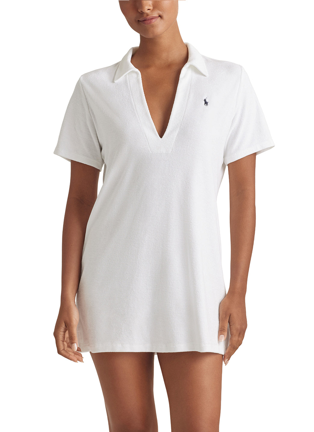 Polo Ralph Lauren Women's Terry Collar Cover Up Dress