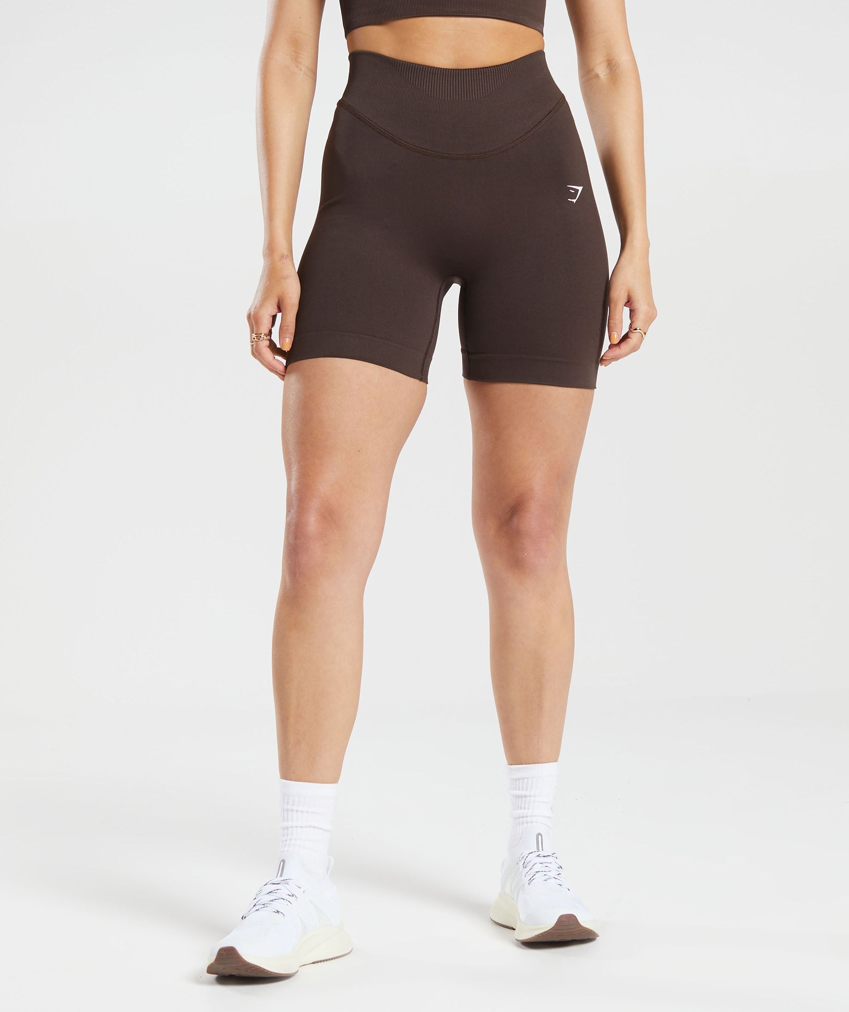 Gymshark Sweat Seamless Shorts - Shadow Brown