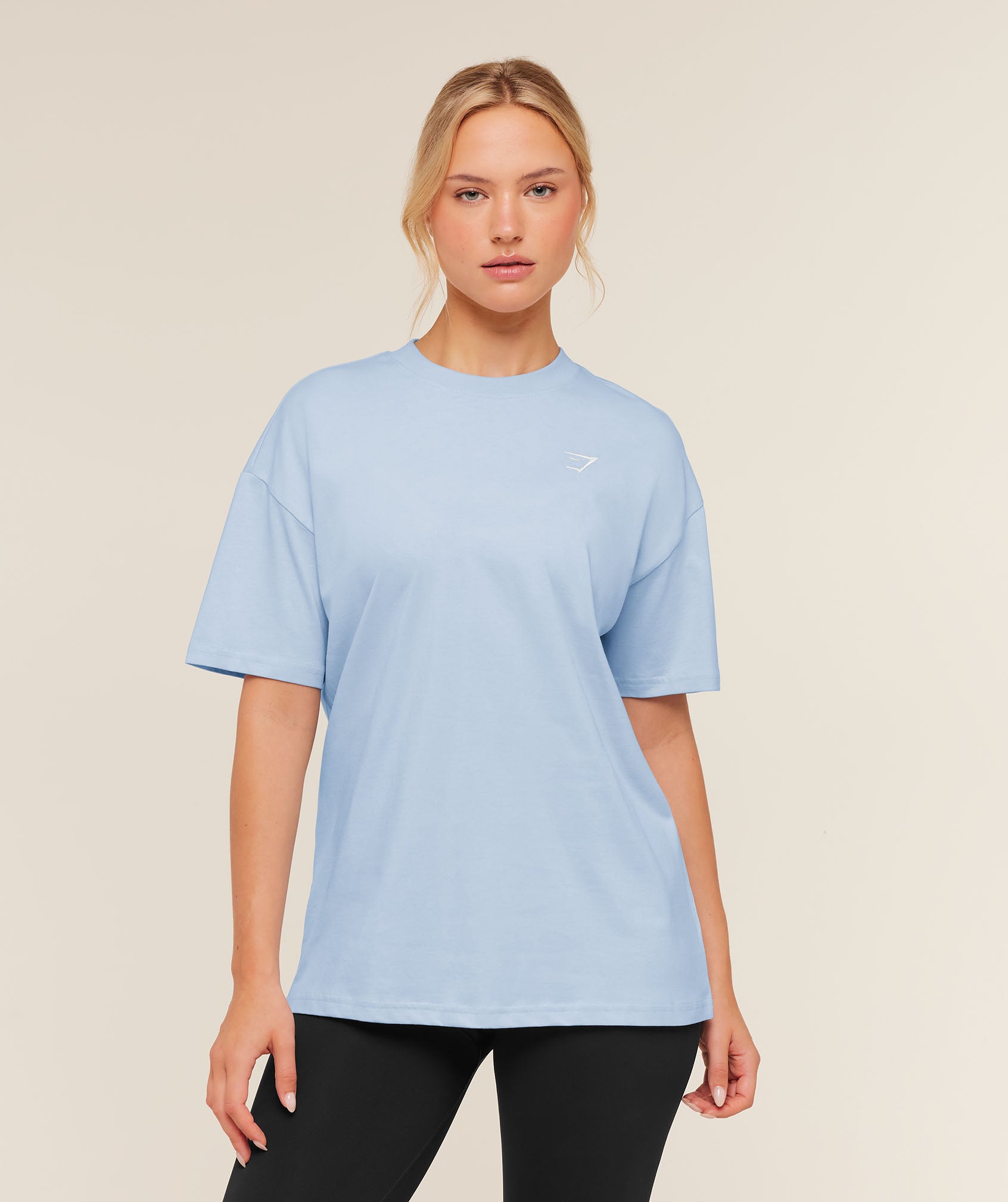 Gymshark Training Oversized T-Shirt - Chilled Blue