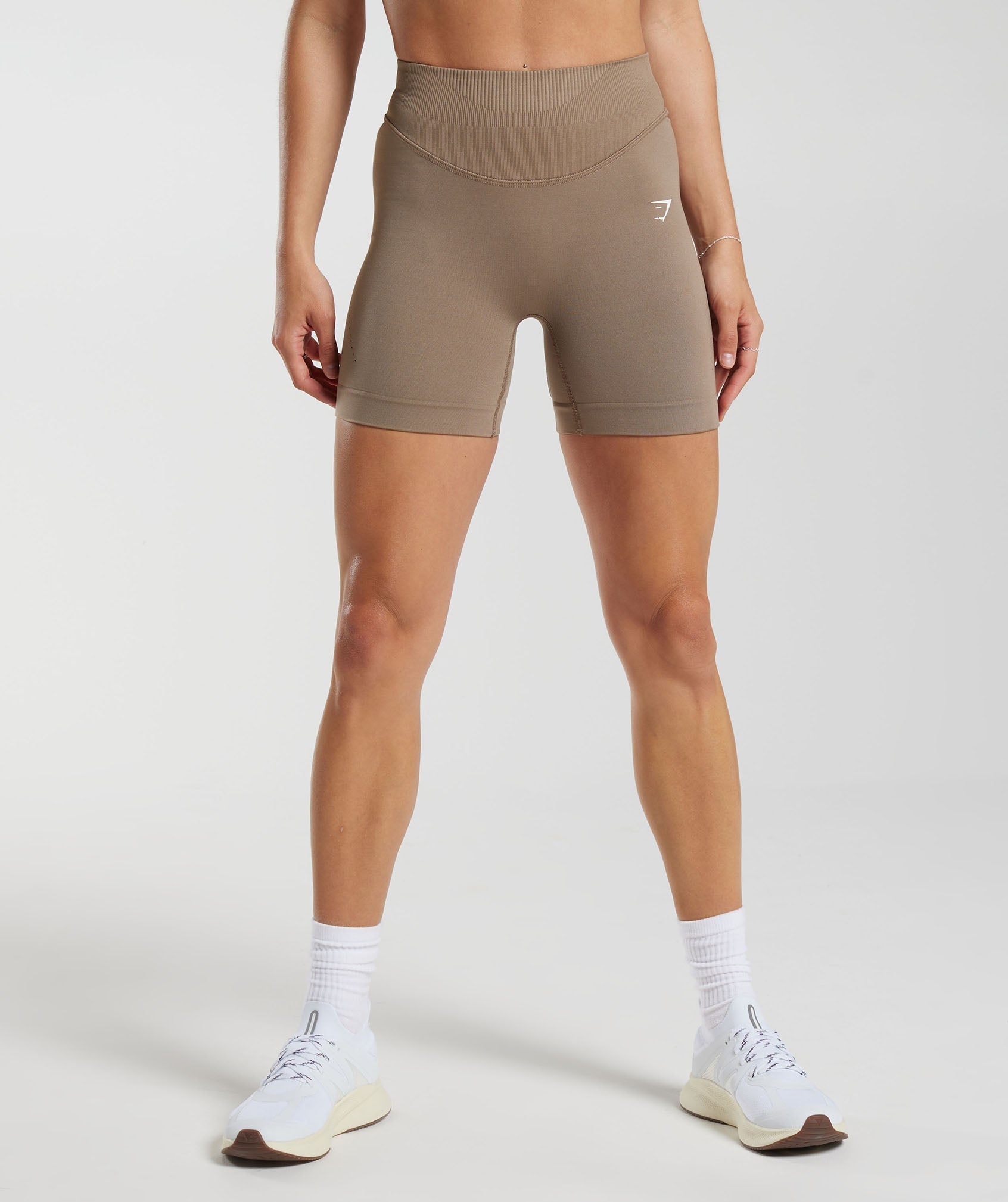 Gymshark Sweat Seamless Shorts - Brown