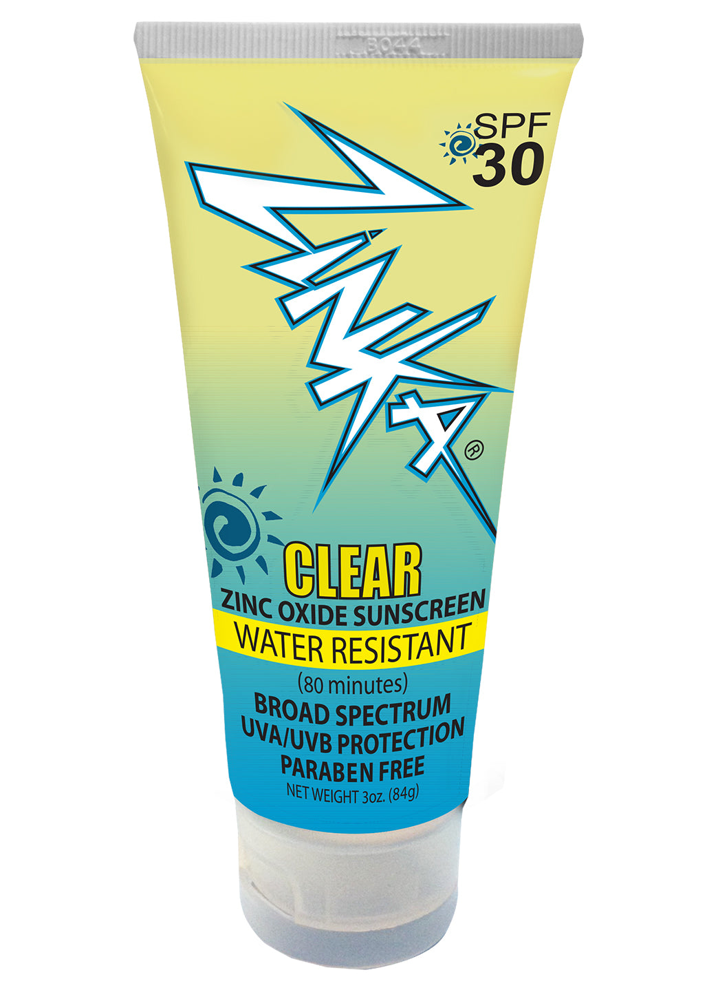 Zinka Clear Zinc Oxide SPF 30 Sunscreen 3oz