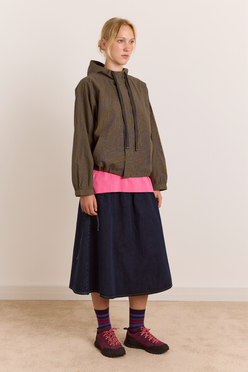 Blake Hooded Jacket - Orion Check