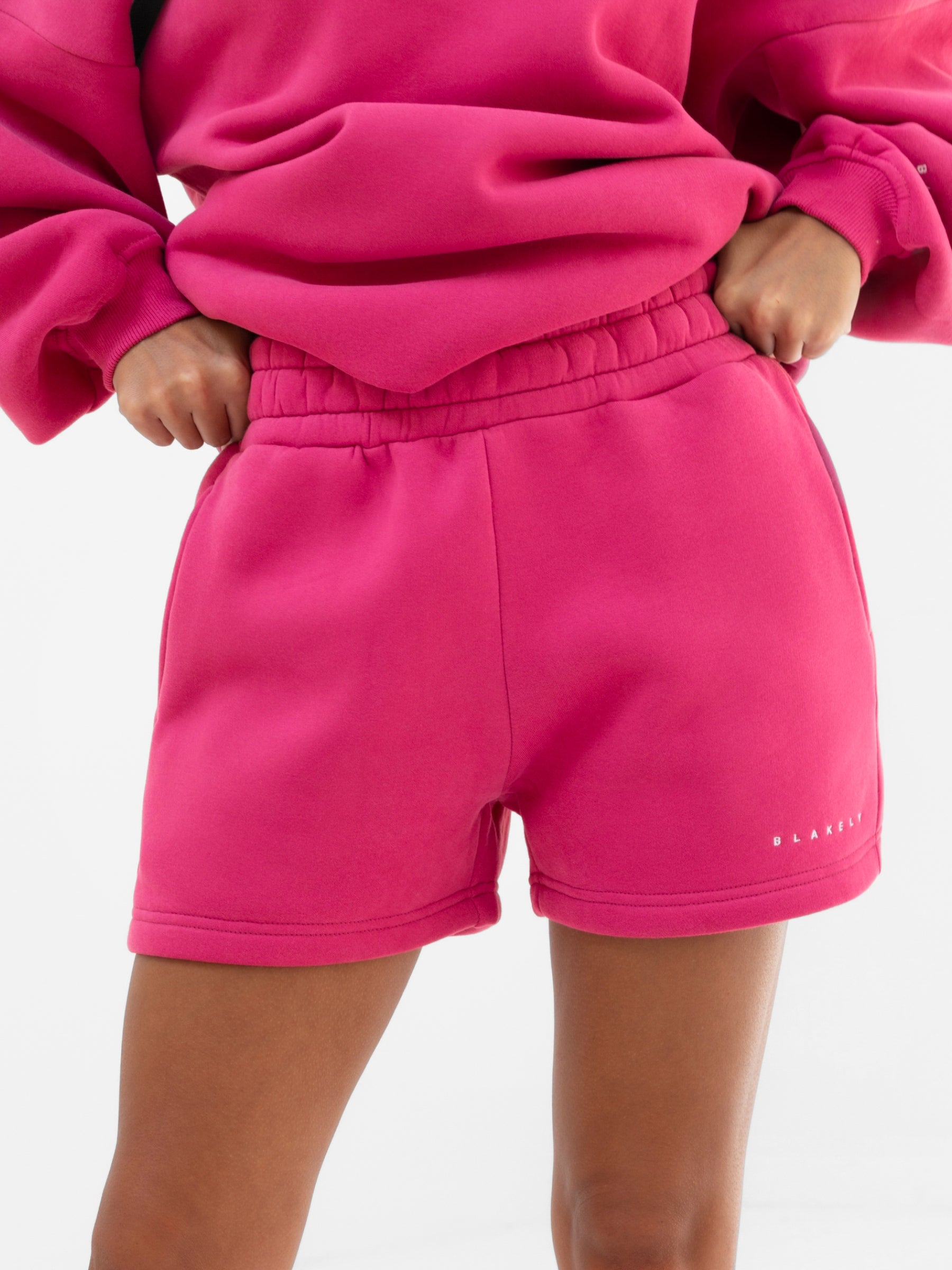 Isabel Jogger Shorts - Ultra Pink