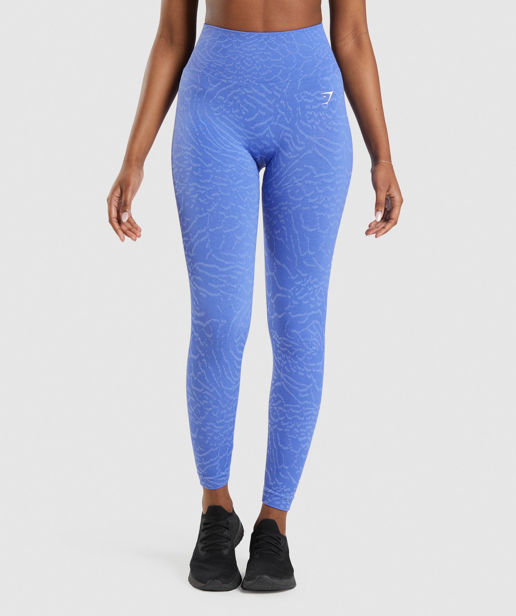 Gymshark Adapt Animal Seamless Leggings - Blue
