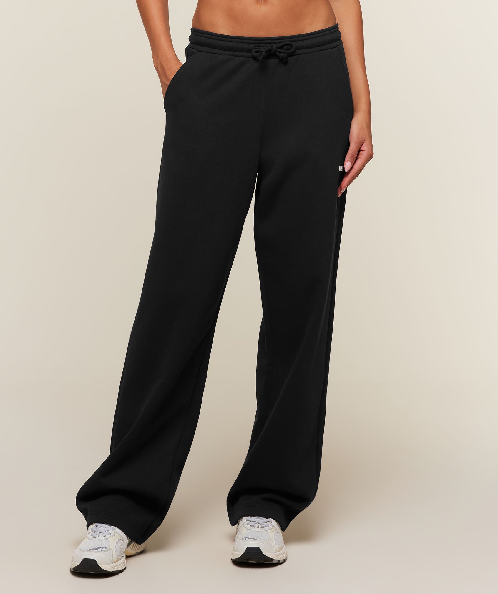 Gymshark Cosy Luxe Straight Leg Tall Joggers - Black