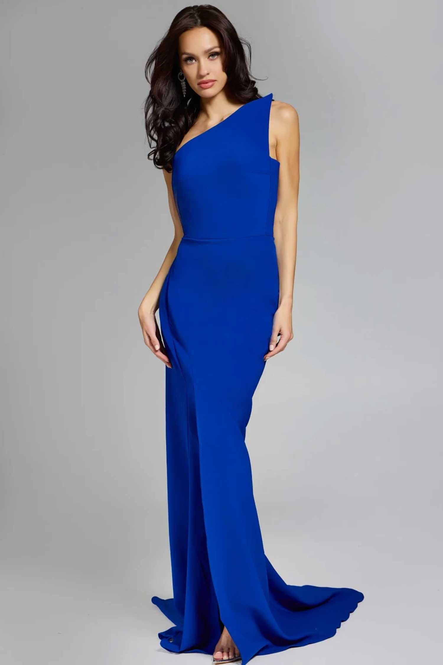 Jovani 44001 One Shoulder High Slit Dress