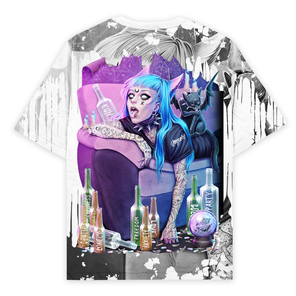 Hangover (Allover) - Oversized T-Shirt (200GSM)
