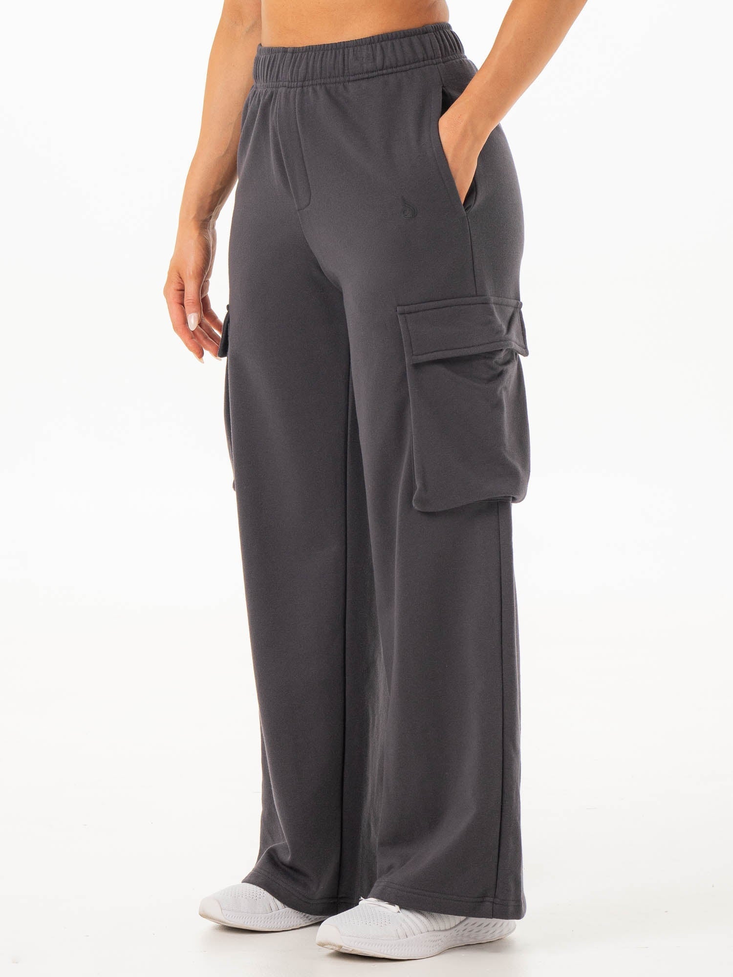 Cargo Track Pant - Charcoal