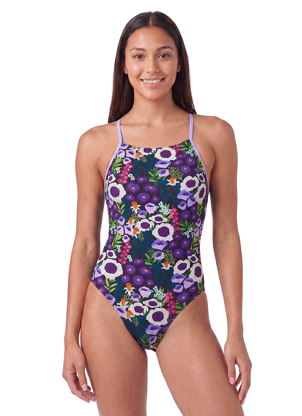 Sporti HydroLux Spring Meadow Micro Back One Piece Swimsuit (26-40)