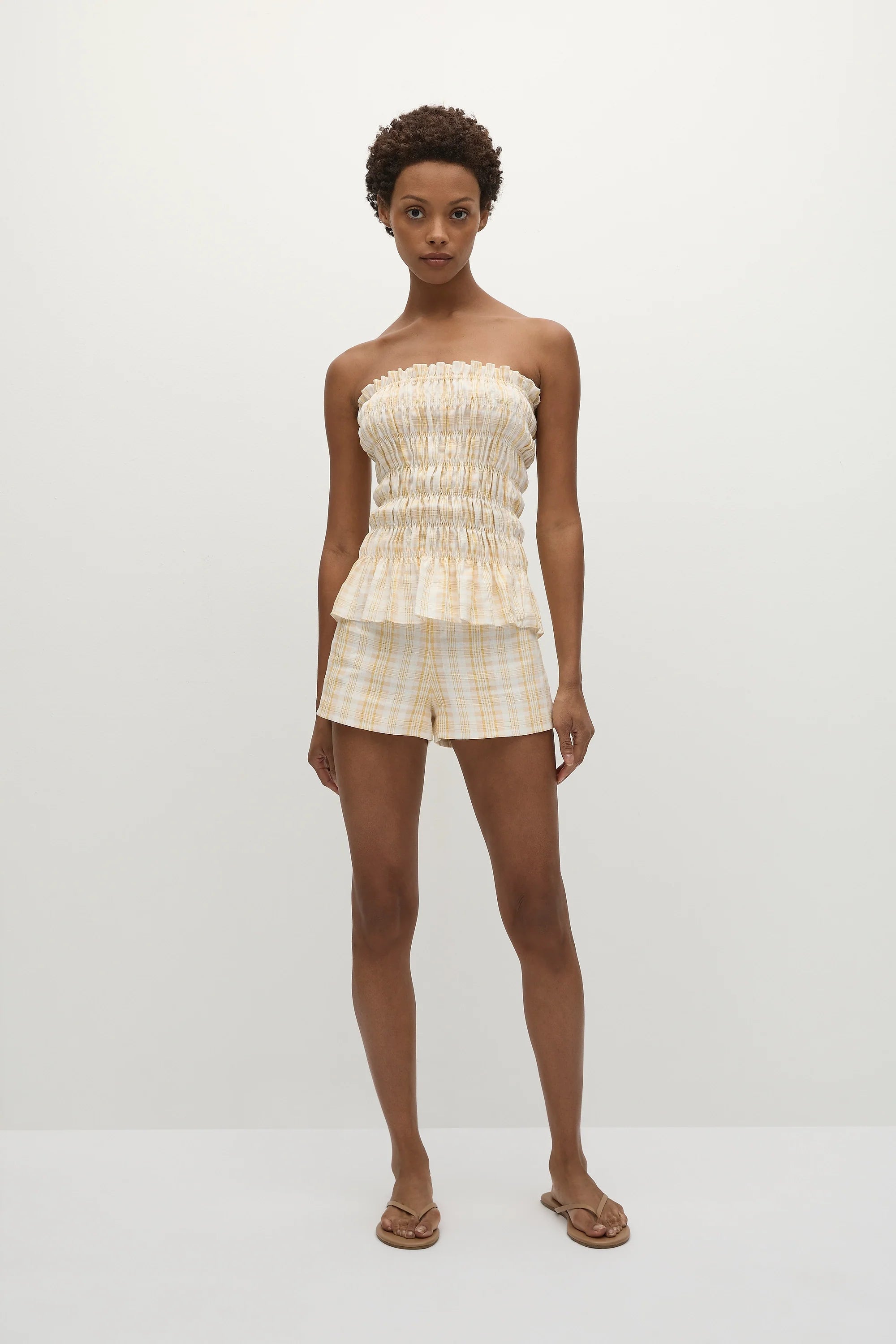 Iris Top Piato Check - Final Sale