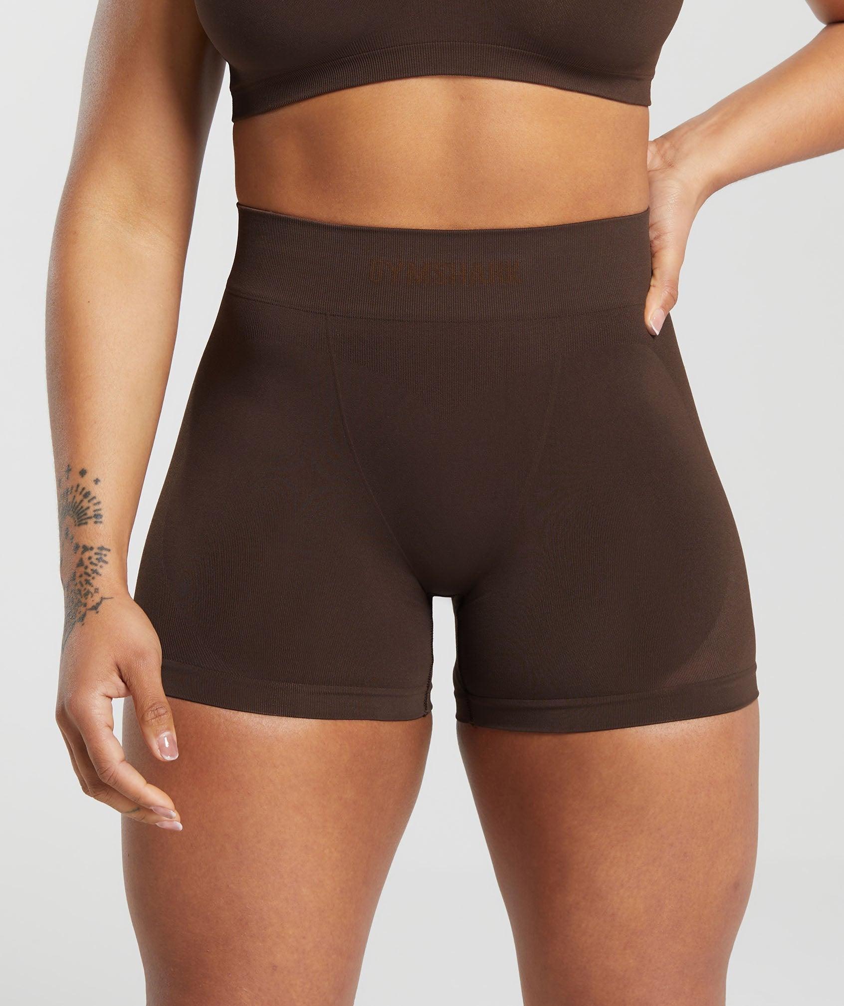 Gymshark Seamless Boxer - Archive Brown