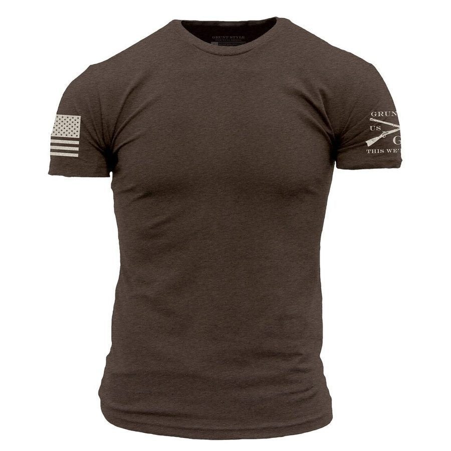 Basic T-Shirt - Heather Brown