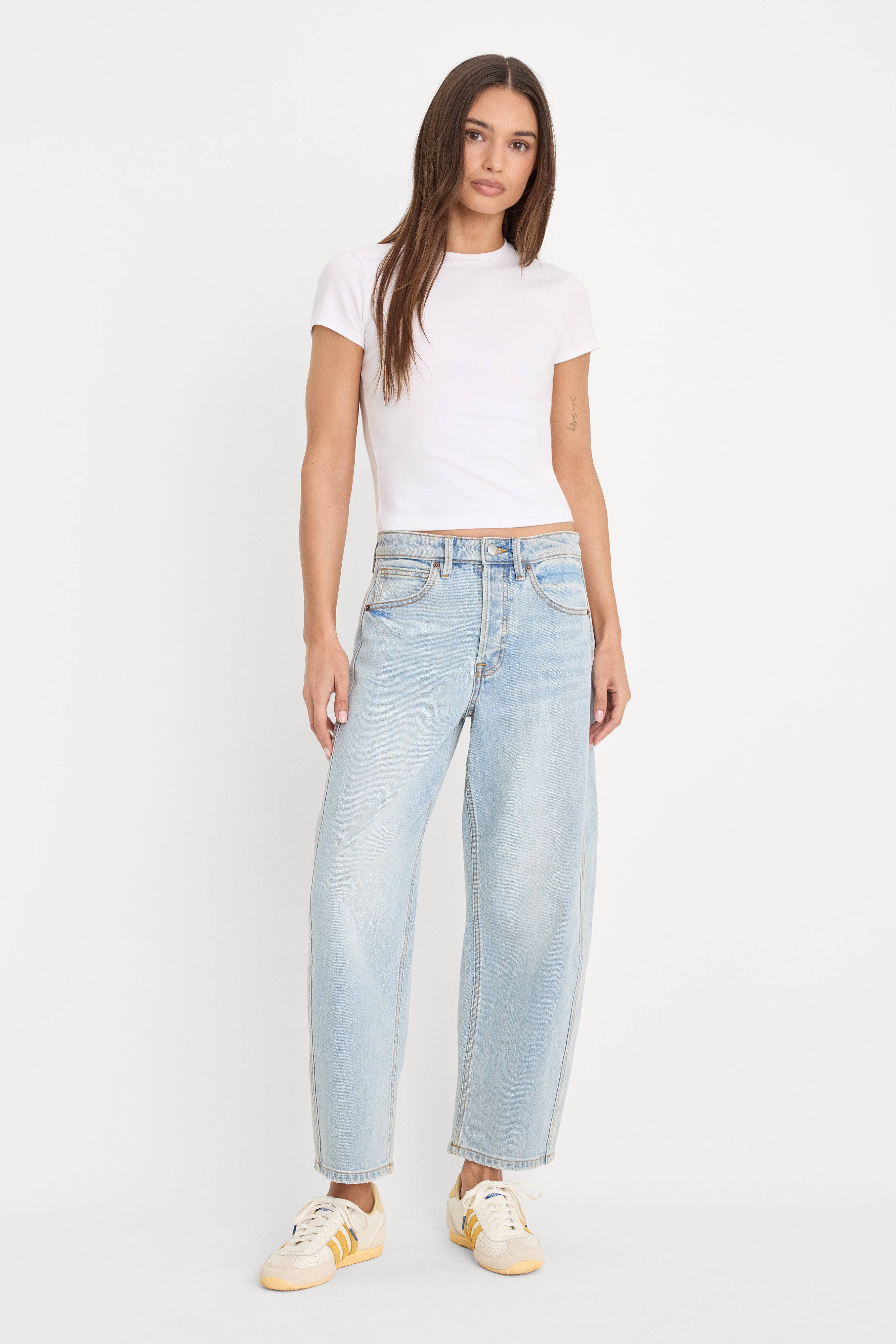 VINTAGE BARREL ANKLE JEANS | INDIGO1351
