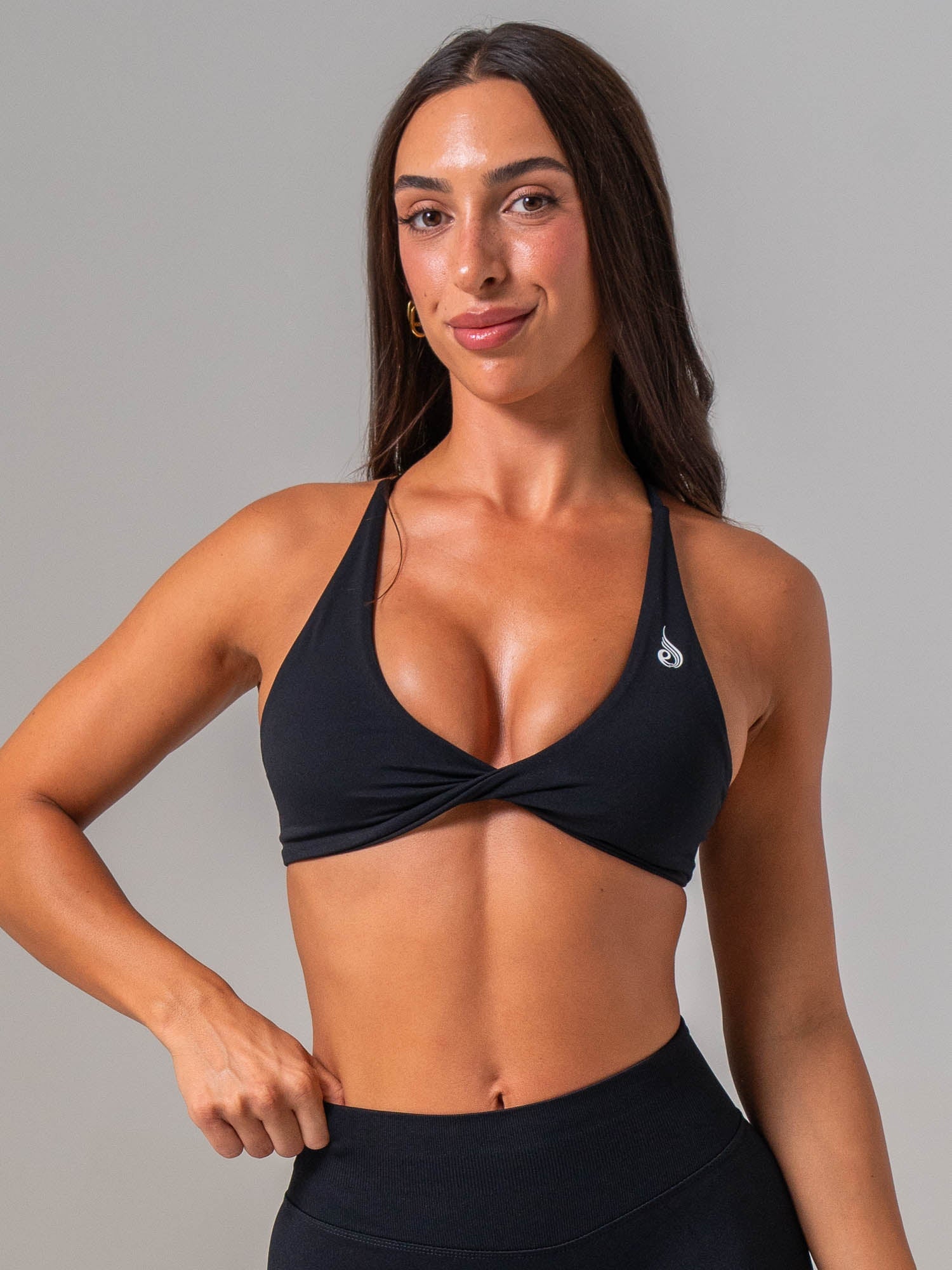 NKD Twist Sports Bra - Black