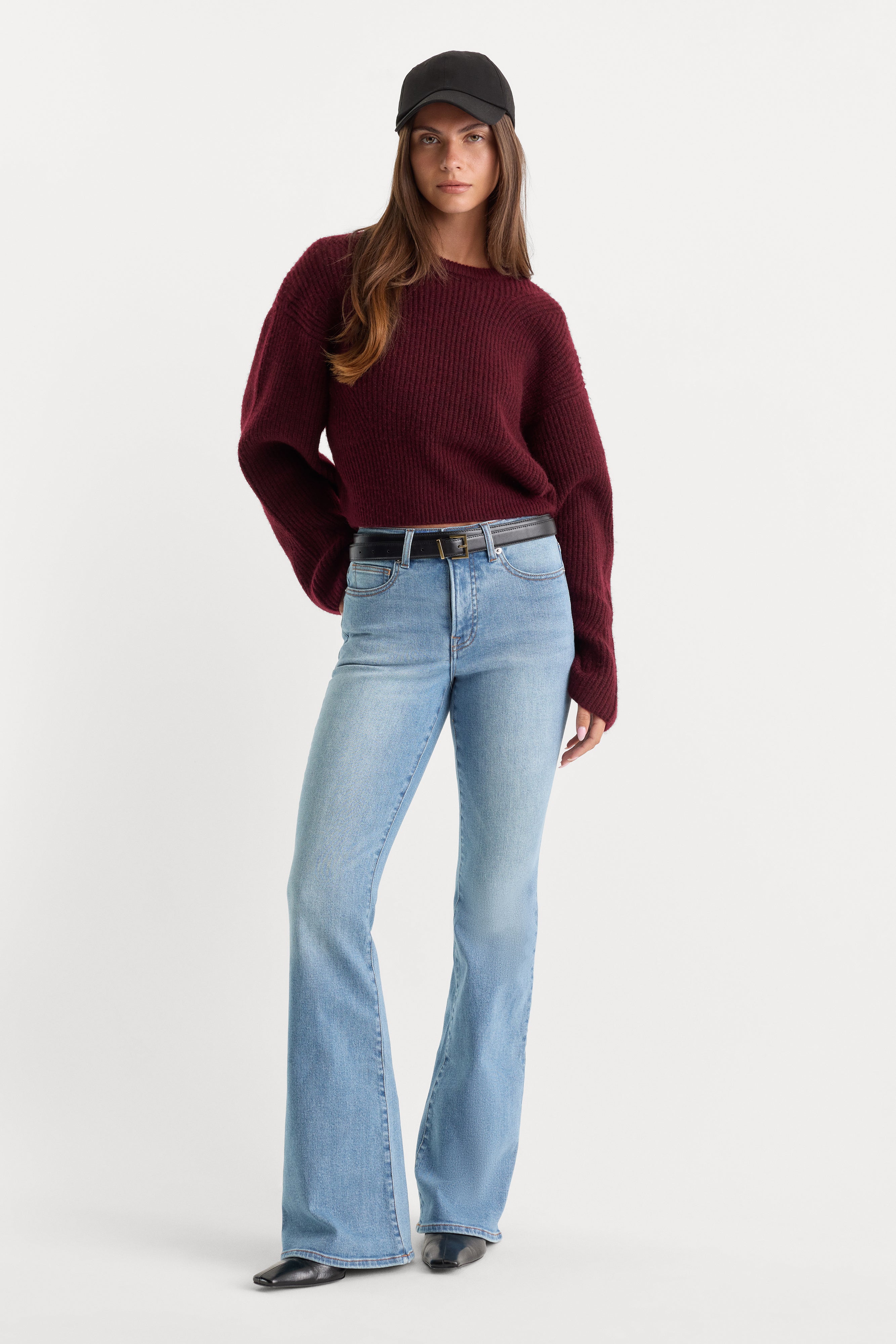 GOOD LEGS FLARE JEANS | INDIGO1290