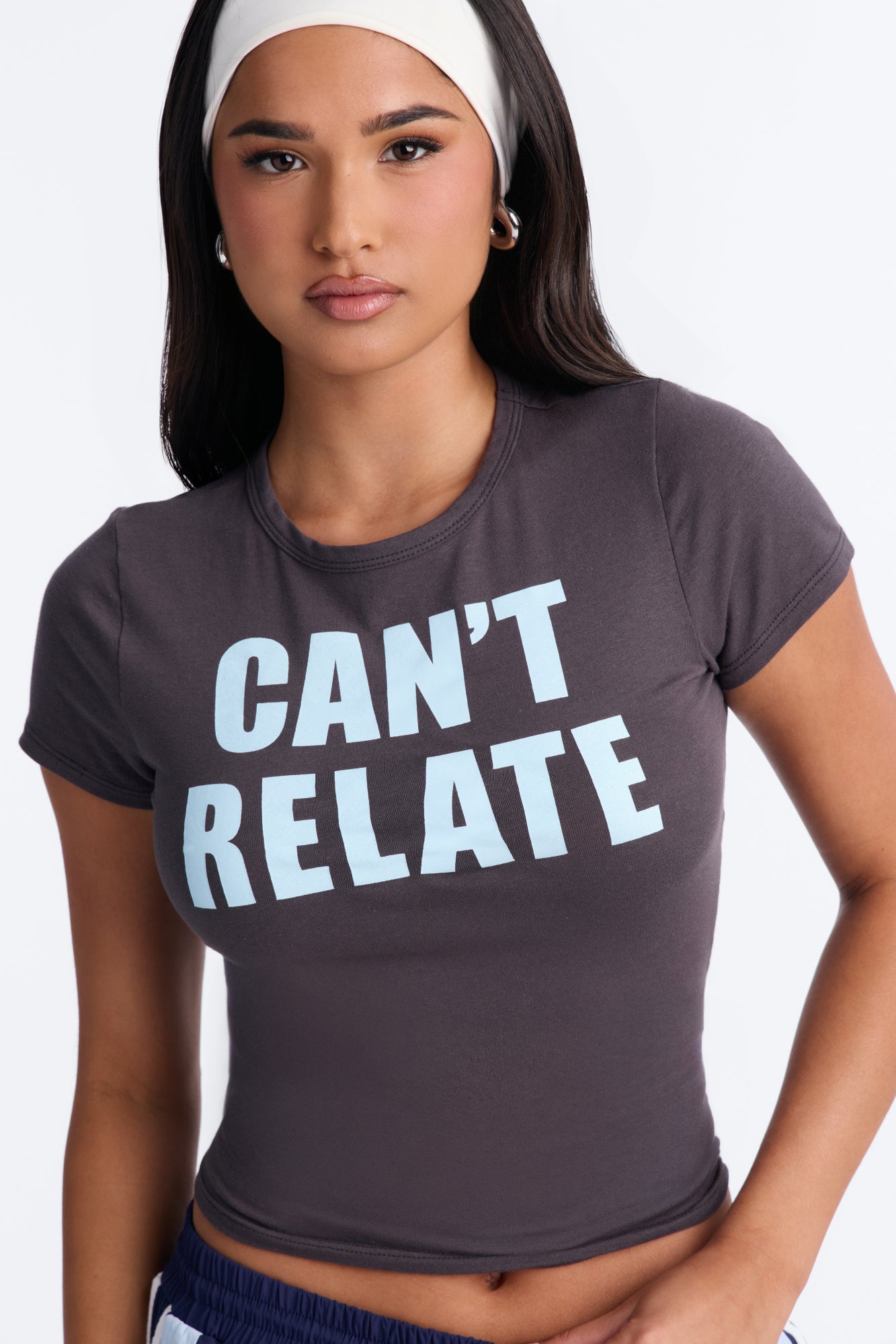Could Not Be Me Tee - Charcoal