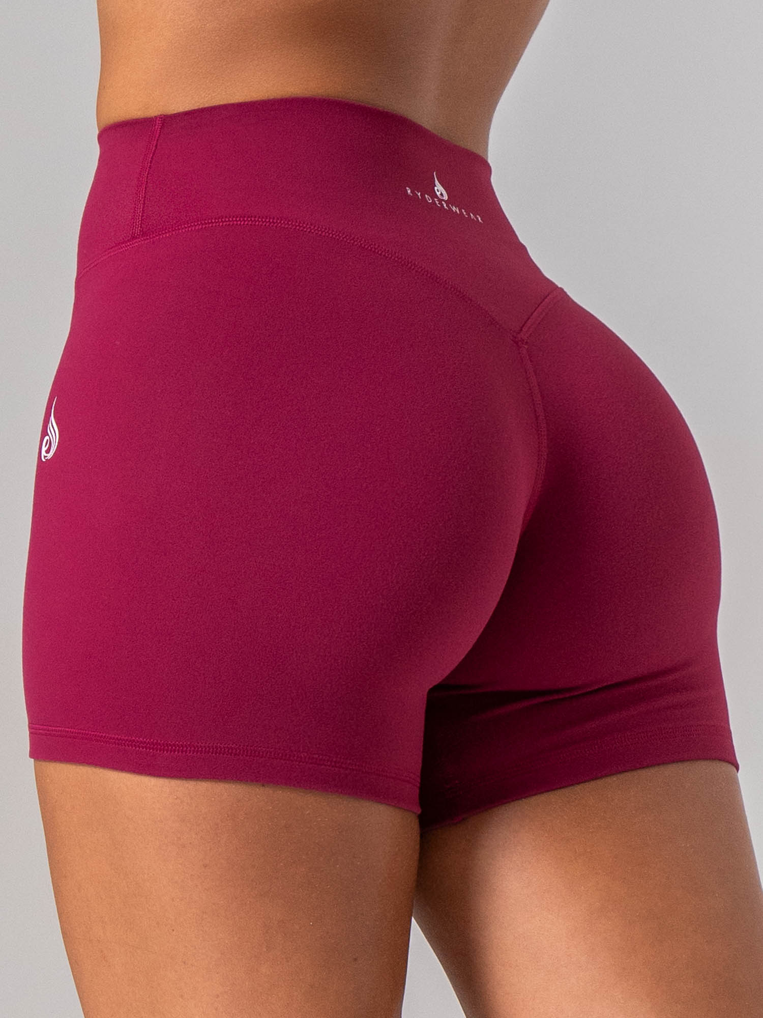 NKD Sueded Luxe Shorts - Wine
