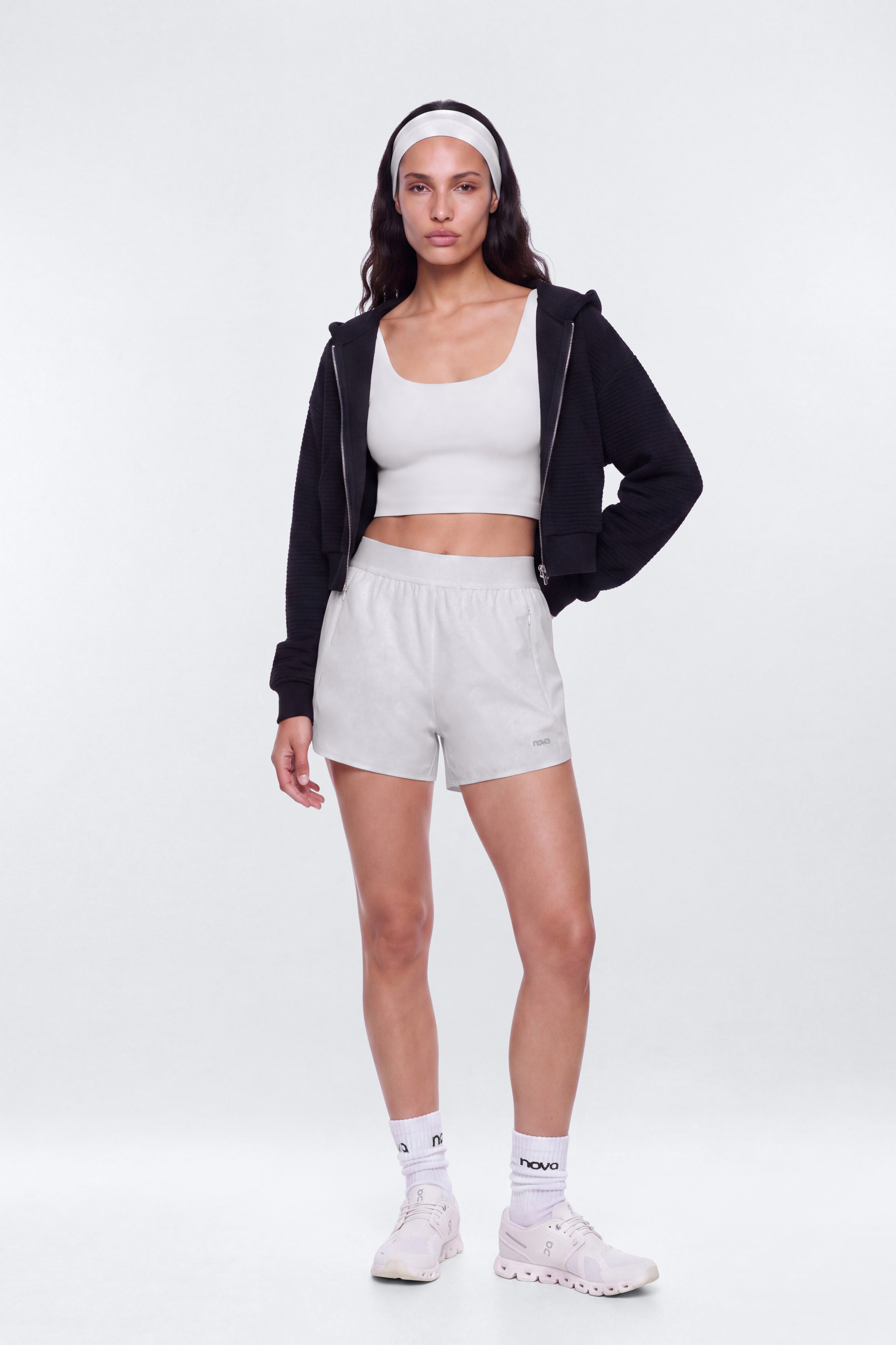 ActiveNylon™ 3″ Lightweight Flowy Short - Snow White