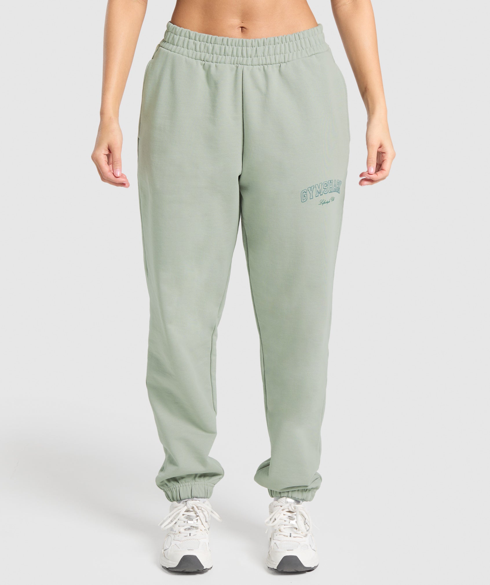 Gymshark Collegiate Jogger - Stone Grey