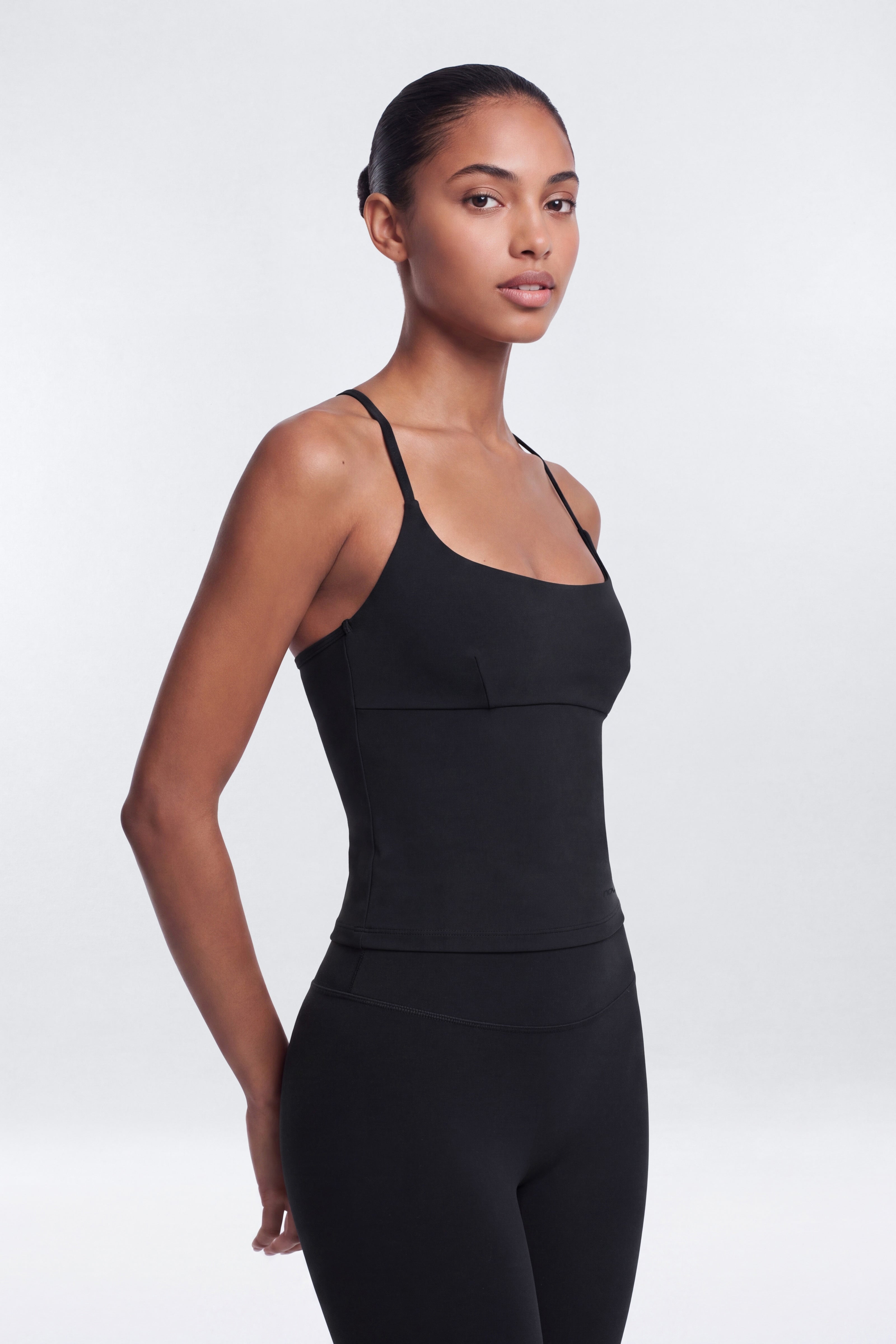 CloudForm™ Y Back Sports Top - Black