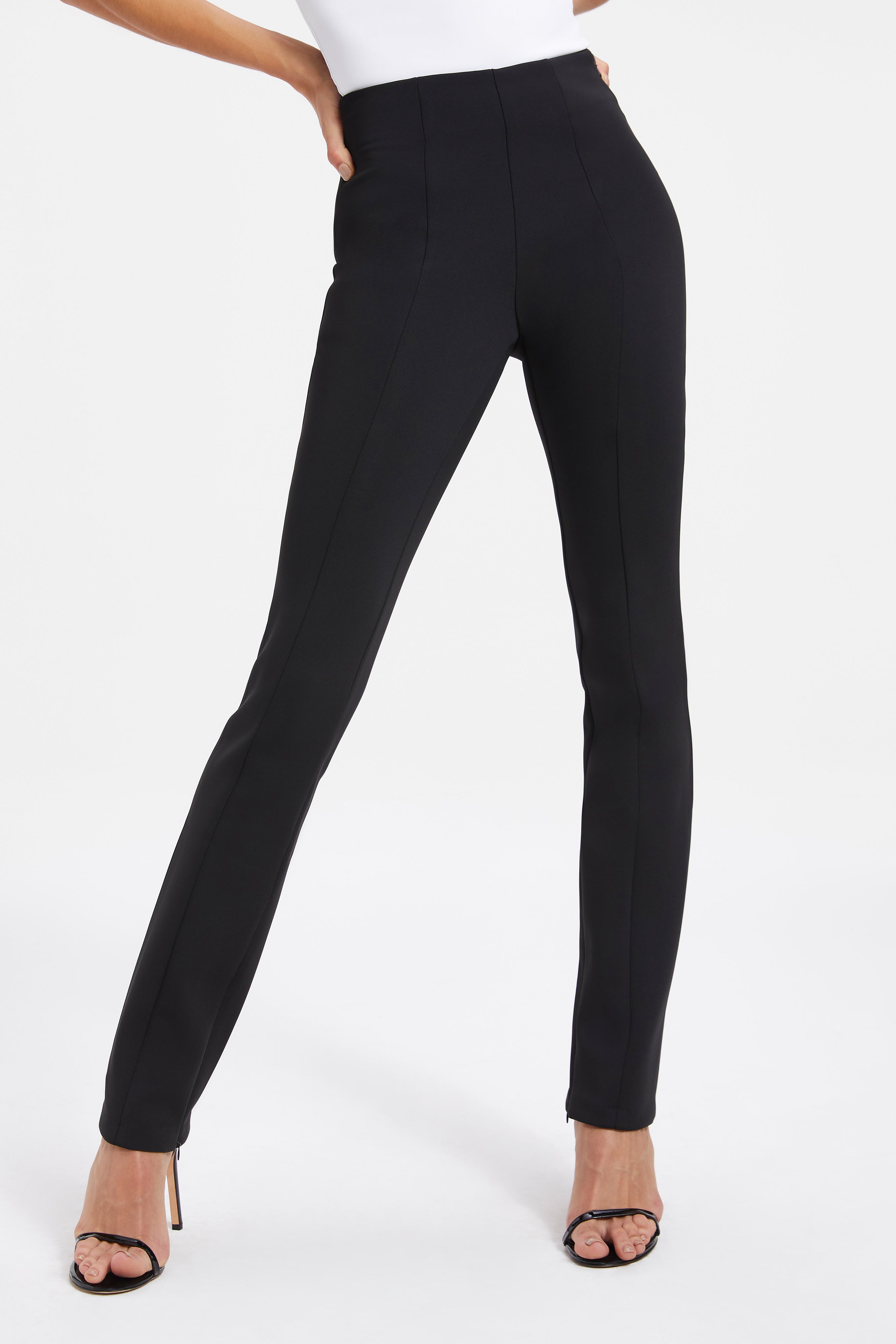 GOOD WAIST SCUBA PANTS | BLACK001