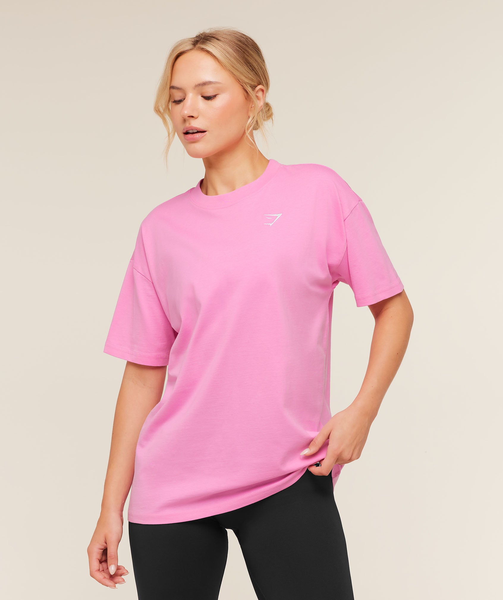 Gymshark Training Oversized T-Shirt - Focus Pink