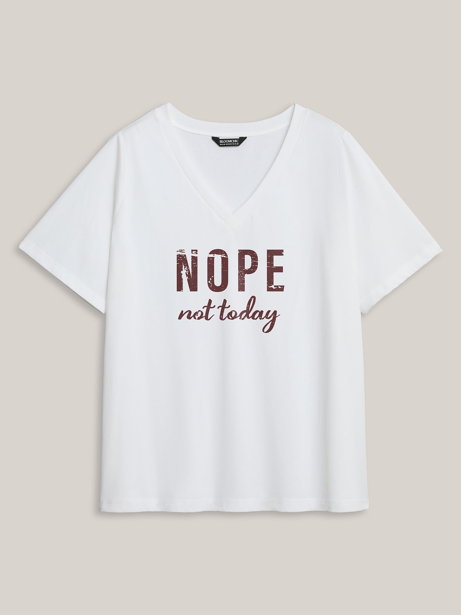 Lazy Vibes V-Neck T-Shirt