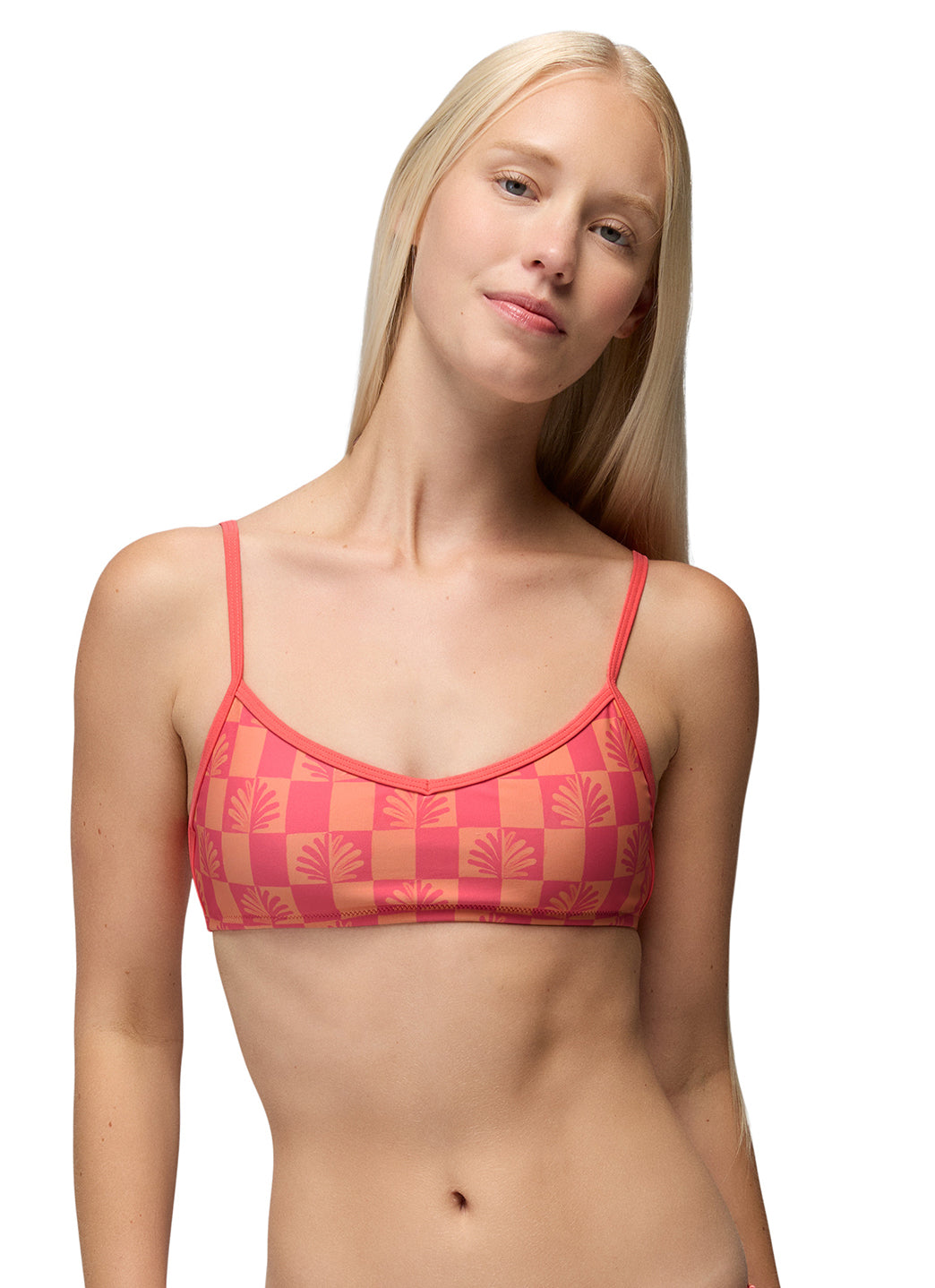 prAna Women's Tropic Kiss Checker Bikini Top