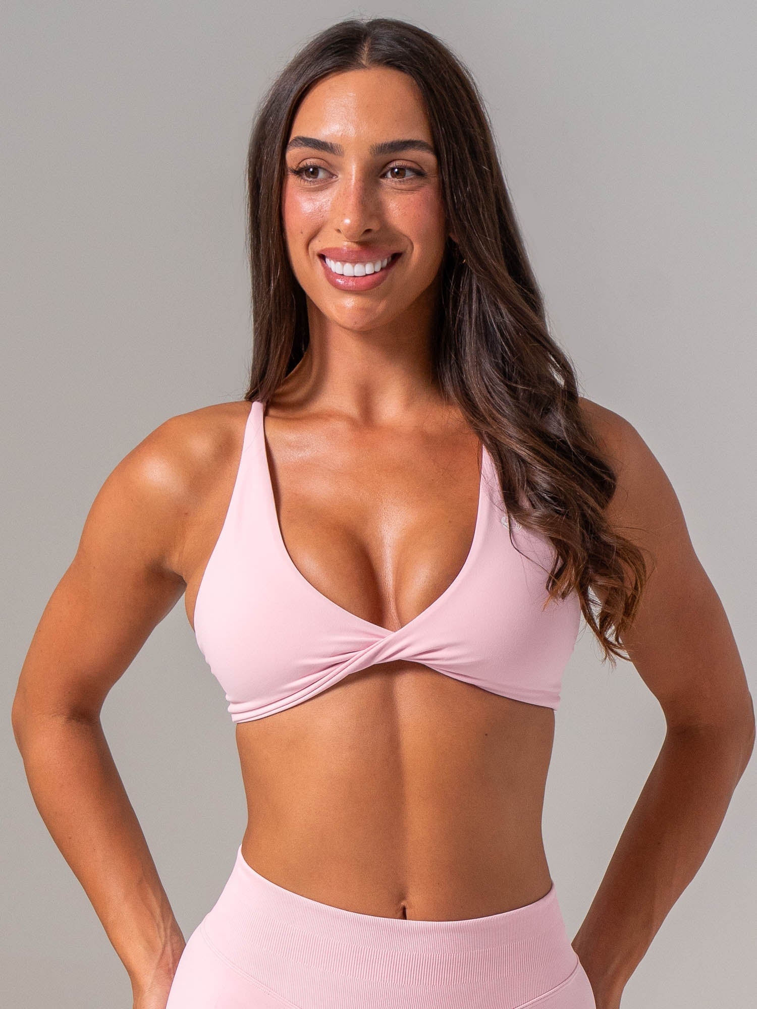 NKD Twist Sports Bra - Fairy Floss