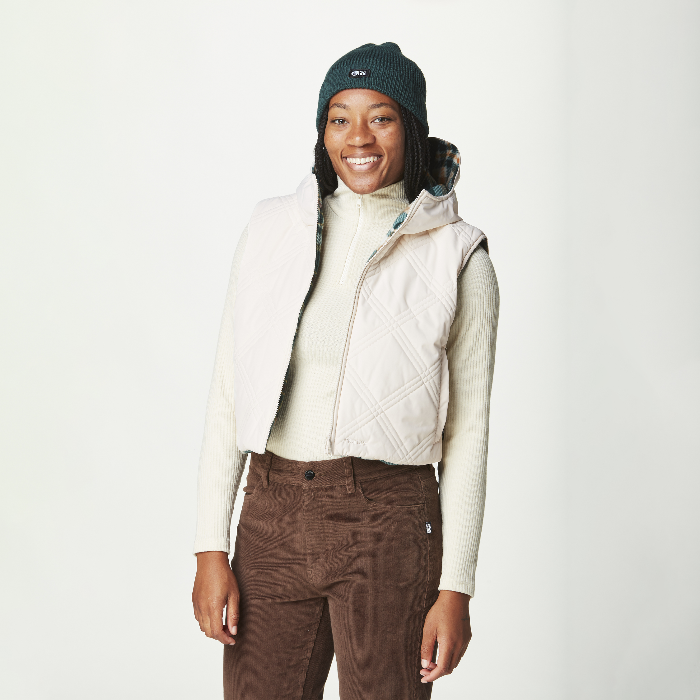 Veste réversible sans manches femme SOUAVIS
