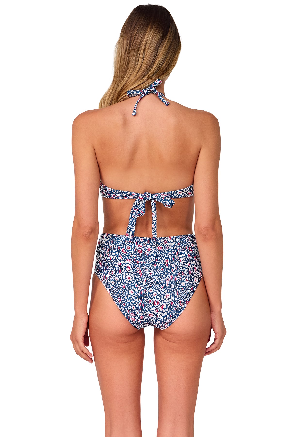 Swim Systems Americana Rib Laura Fold Over Bottom