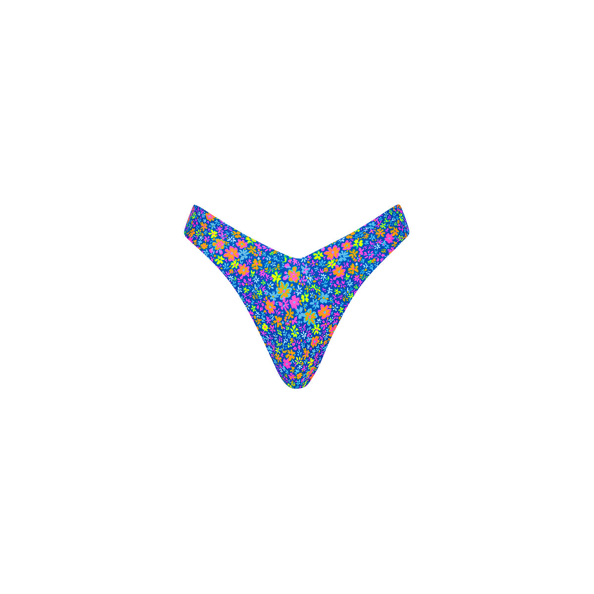 Kulani Kinis Electric Bloom Y Cheeky Bikini Bottom